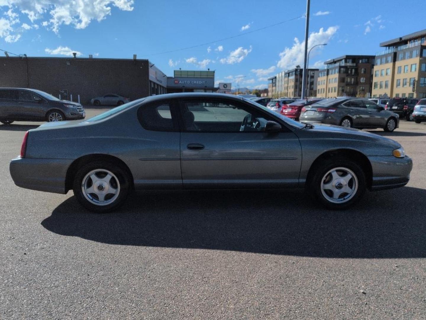 2004 GRAY Chevrolet Monte Carlo LS (2G1WW12E449) with an V6, 3.4L engine, Automatic transmission, located at 10890 W. Colfax Ave., Lakewood, CO, 80215, (303) 274-7692, 39.739914, -105.120132 - Photo#3