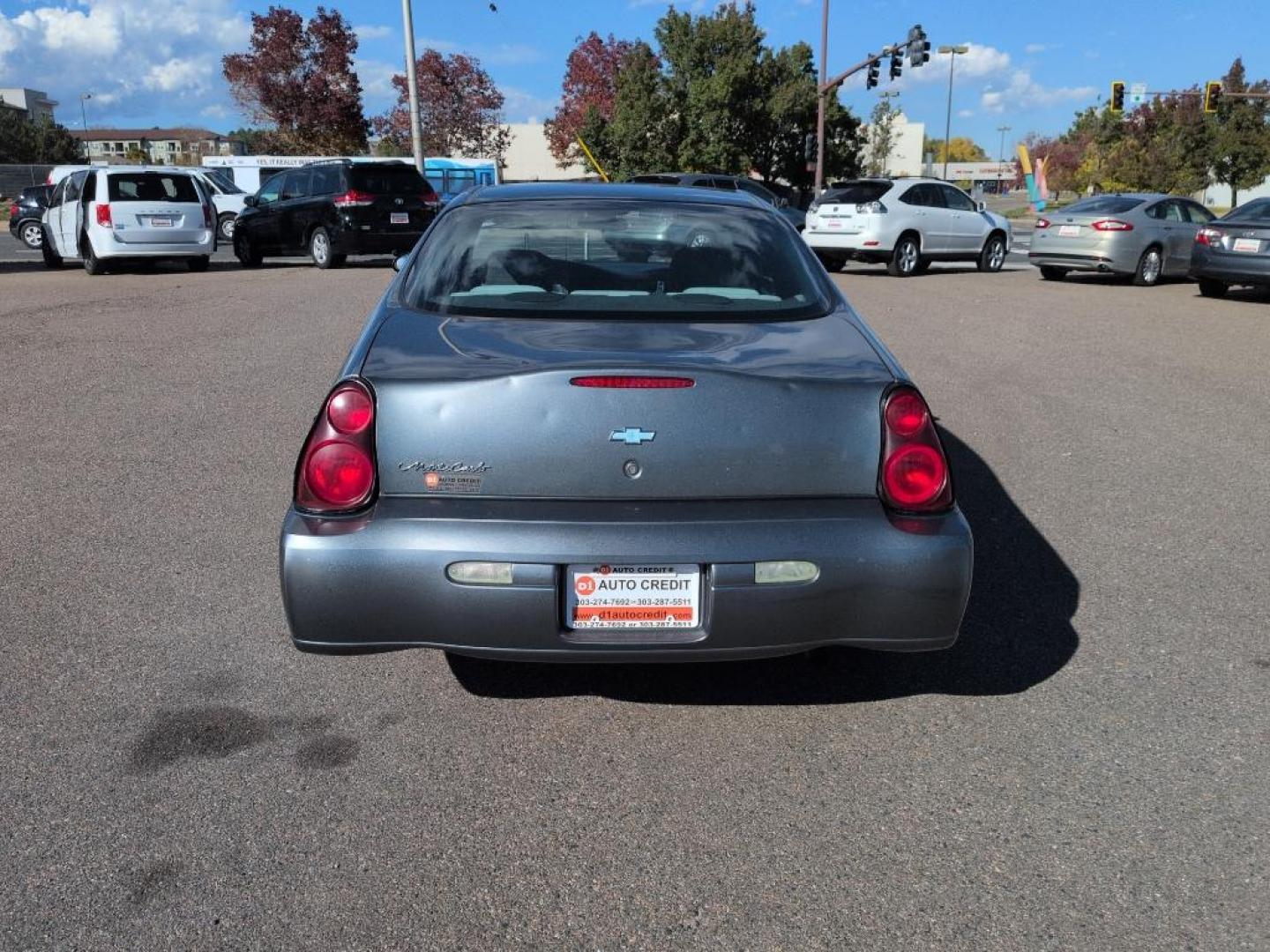 2004 GRAY Chevrolet Monte Carlo LS (2G1WW12E449) with an V6, 3.4L engine, Automatic transmission, located at 10890 W. Colfax Ave., Lakewood, CO, 80215, (303) 274-7692, 39.739914, -105.120132 - Photo#5
