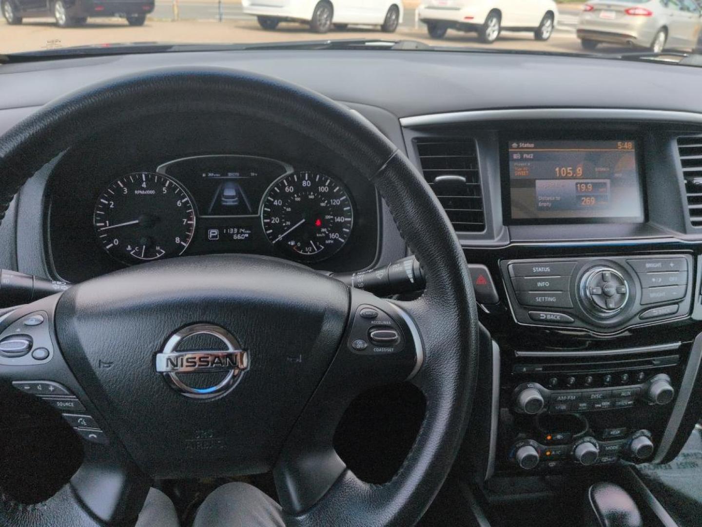 2014 BLACK Nissan Pathfinder SV 4WD (5N1AR2MM3EC) with an V6, 3.5L engine, Automatic transmission, located at 10890 W. Colfax Ave., Lakewood, CO, 80215, (303) 274-7692, 39.739914, -105.120132 - Photo#10