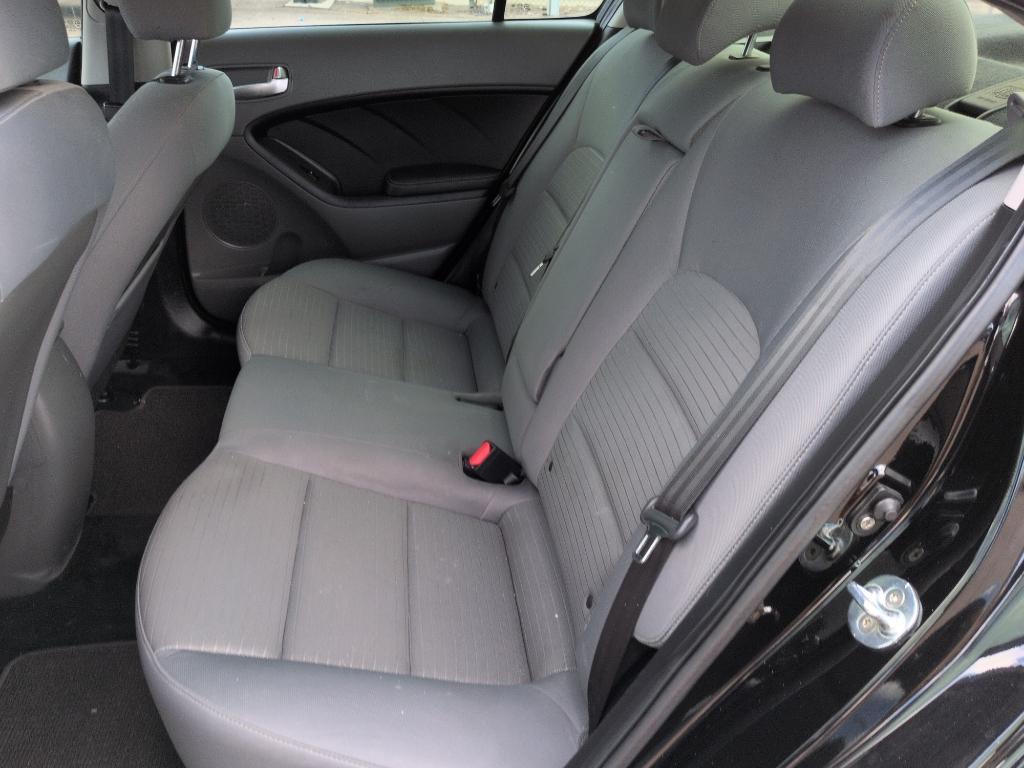 2017 BLACK Kia Forte LX 6A (3KPFL4A79HE) with an 4 Cyl, 2.0L engine, Automatic transmission, located at 10890 W. Colfax Ave., Lakewood, CO, 80215, (303) 274-7692, 39.739914, -105.120132 - Photo#14