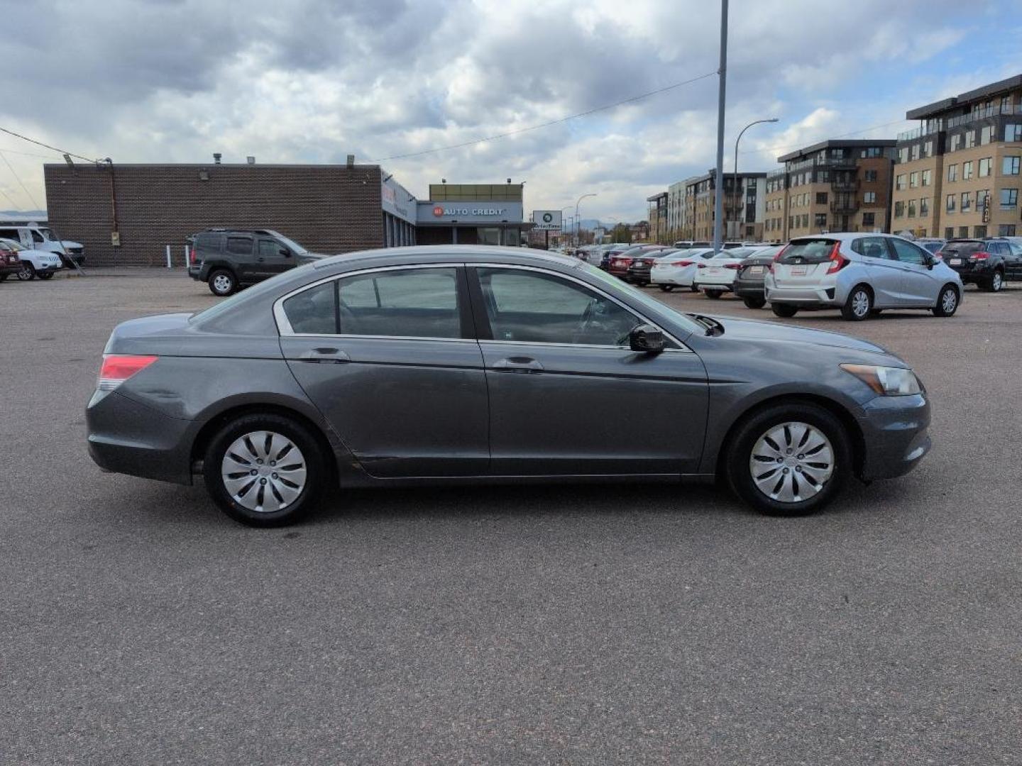 2012 GRAY Honda Accord LX (1HGCP2F33CA) with an 4 Cyl, 2.4L engine, Automatic transmission, located at 10890 W. Colfax Ave., Lakewood, CO, 80215, (303) 274-7692, 39.739914, -105.120132 - Photo#3