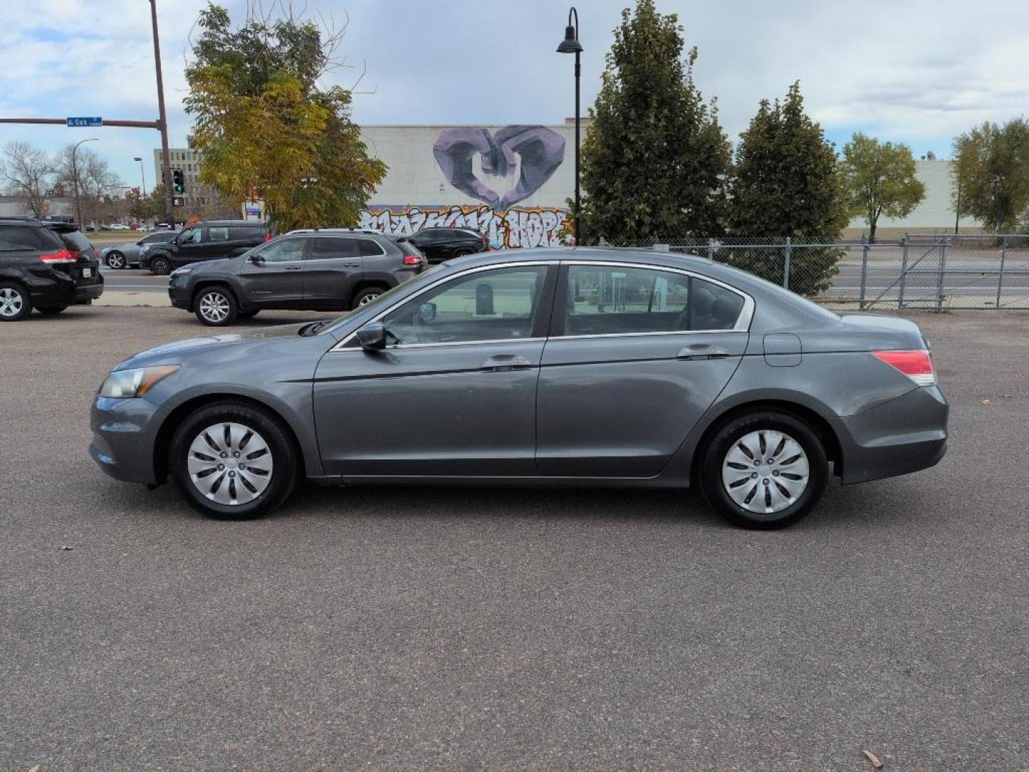 2012 GRAY Honda Accord LX (1HGCP2F33CA) with an 4 Cyl, 2.4L engine, Automatic transmission, located at 10890 W. Colfax Ave., Lakewood, CO, 80215, (303) 274-7692, 39.739914, -105.120132 - Photo#7