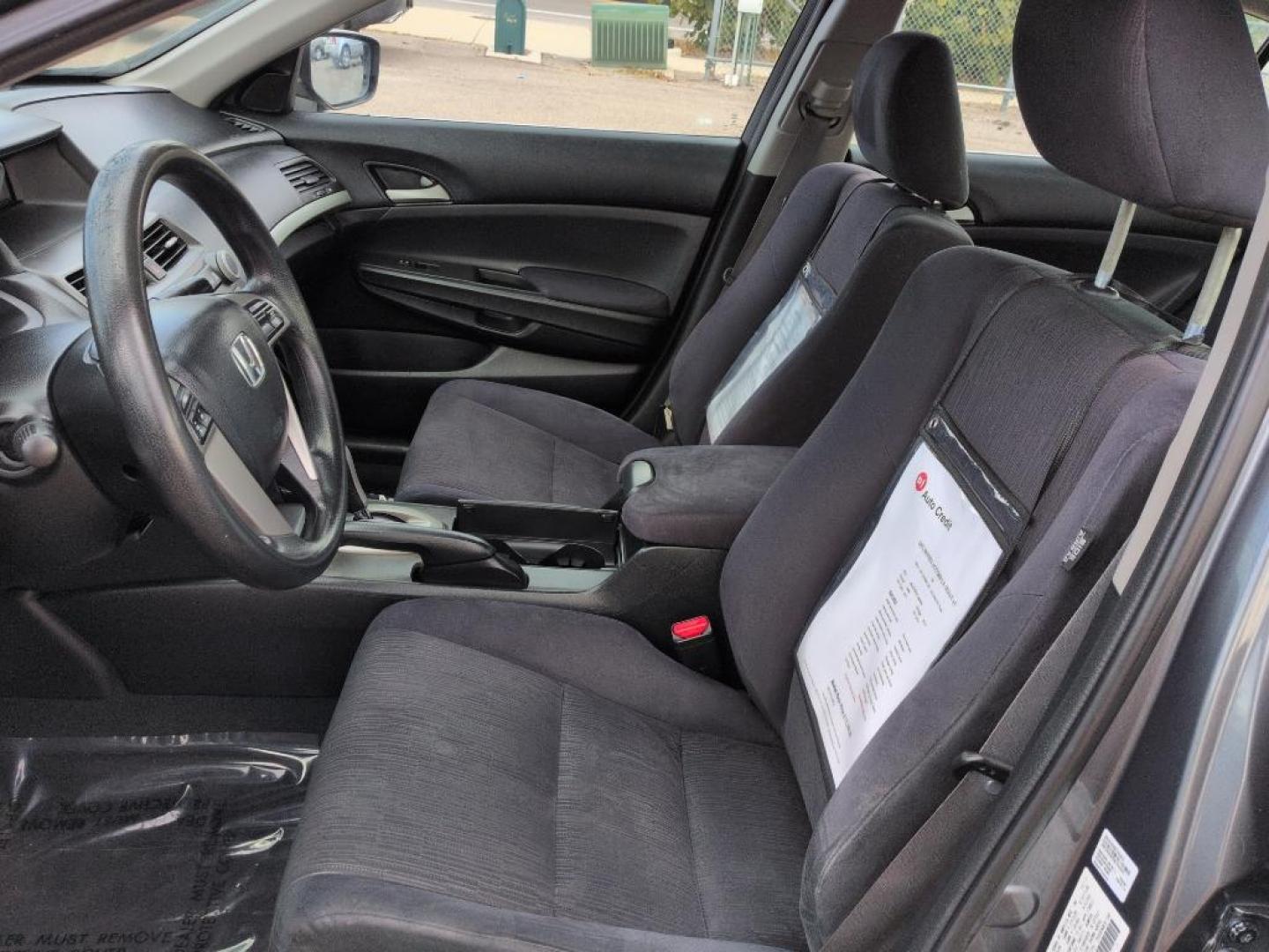 2012 GRAY Honda Accord LX (1HGCP2F33CA) with an 4 Cyl, 2.4L engine, Automatic transmission, located at 10890 W. Colfax Ave., Lakewood, CO, 80215, (303) 274-7692, 39.739914, -105.120132 - Photo#9