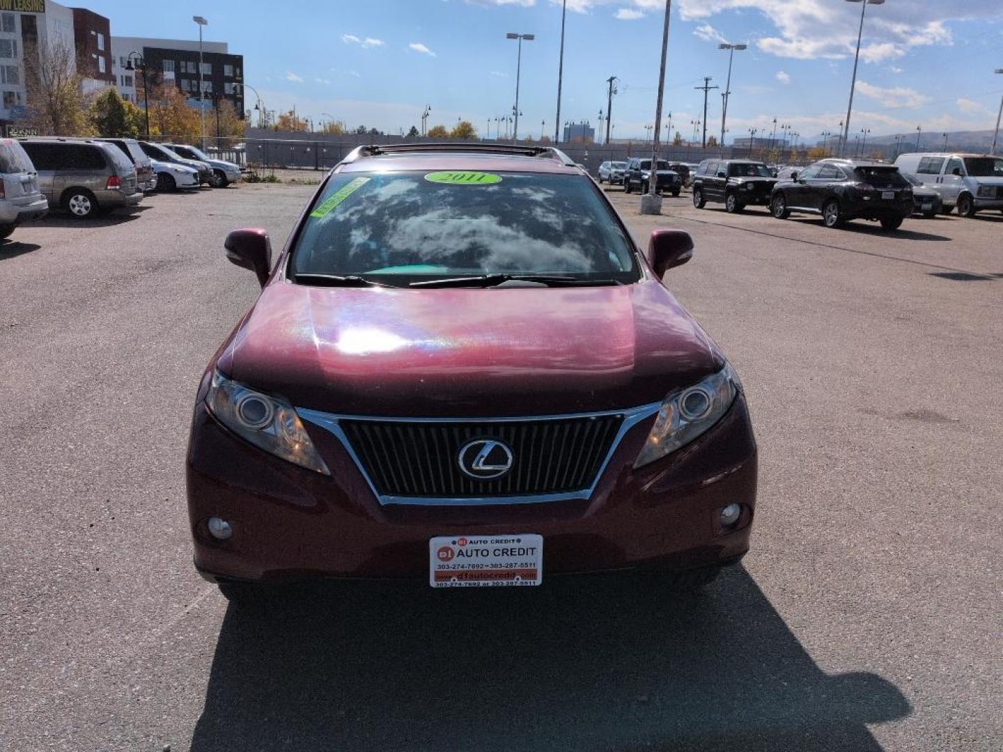 2011 RED Lexus RX 350 Base (2T2ZK1BA1BC) with an V6, 3.5L engine, Automatic transmission, located at 10890 W. Colfax Ave., Lakewood, CO, 80215, (303) 274-7692, 39.739914, -105.120132 - Photo#1