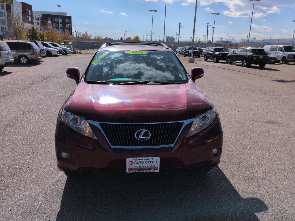 2011 RED Lexus RX 350 Base (2T2ZK1BA1BC) with an V6, 3.5L engine, Automatic transmission, located at 10890 W. Colfax Ave., Lakewood, CO, 80215, (303) 274-7692, 39.739914, -105.120132 - Photo#1