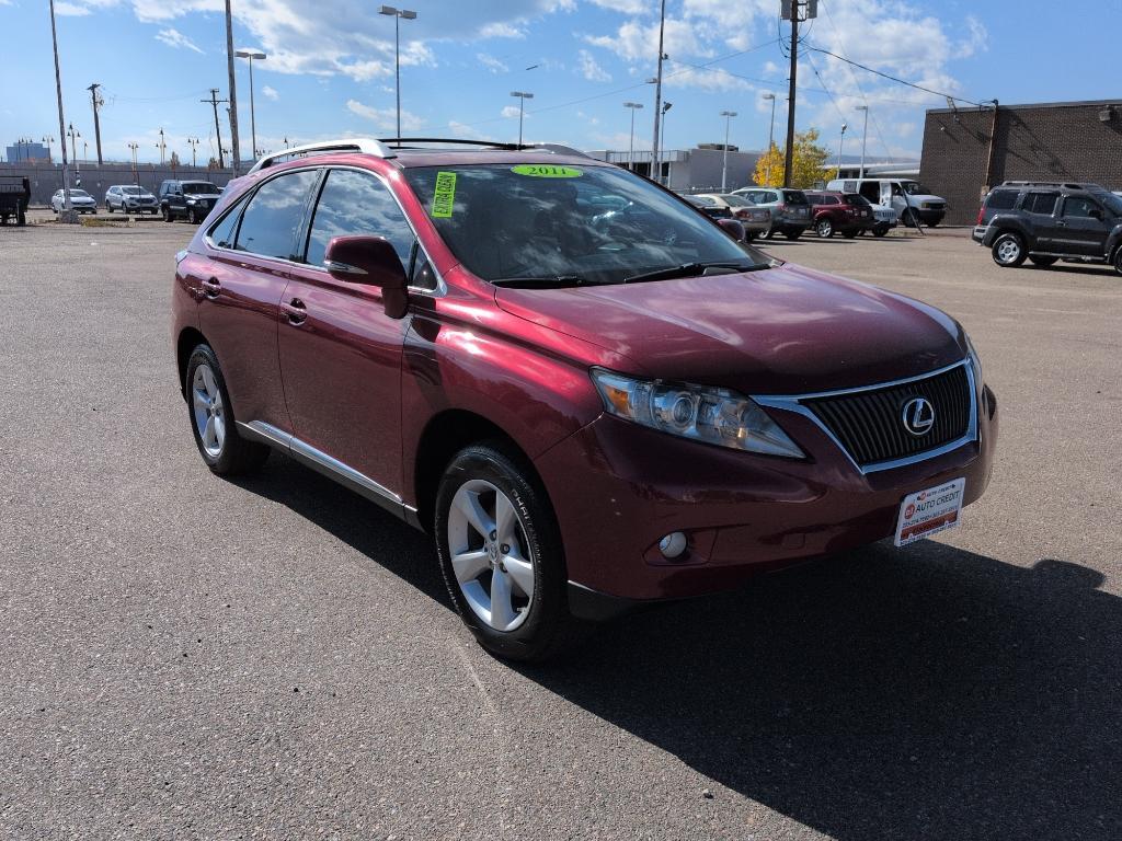 2011 RED Lexus RX 350 Base (2T2ZK1BA1BC) with an V6, 3.5L engine, Automatic transmission, located at 10890 W. Colfax Ave., Lakewood, CO, 80215, (303) 274-7692, 39.739914, -105.120132 - Photo#2