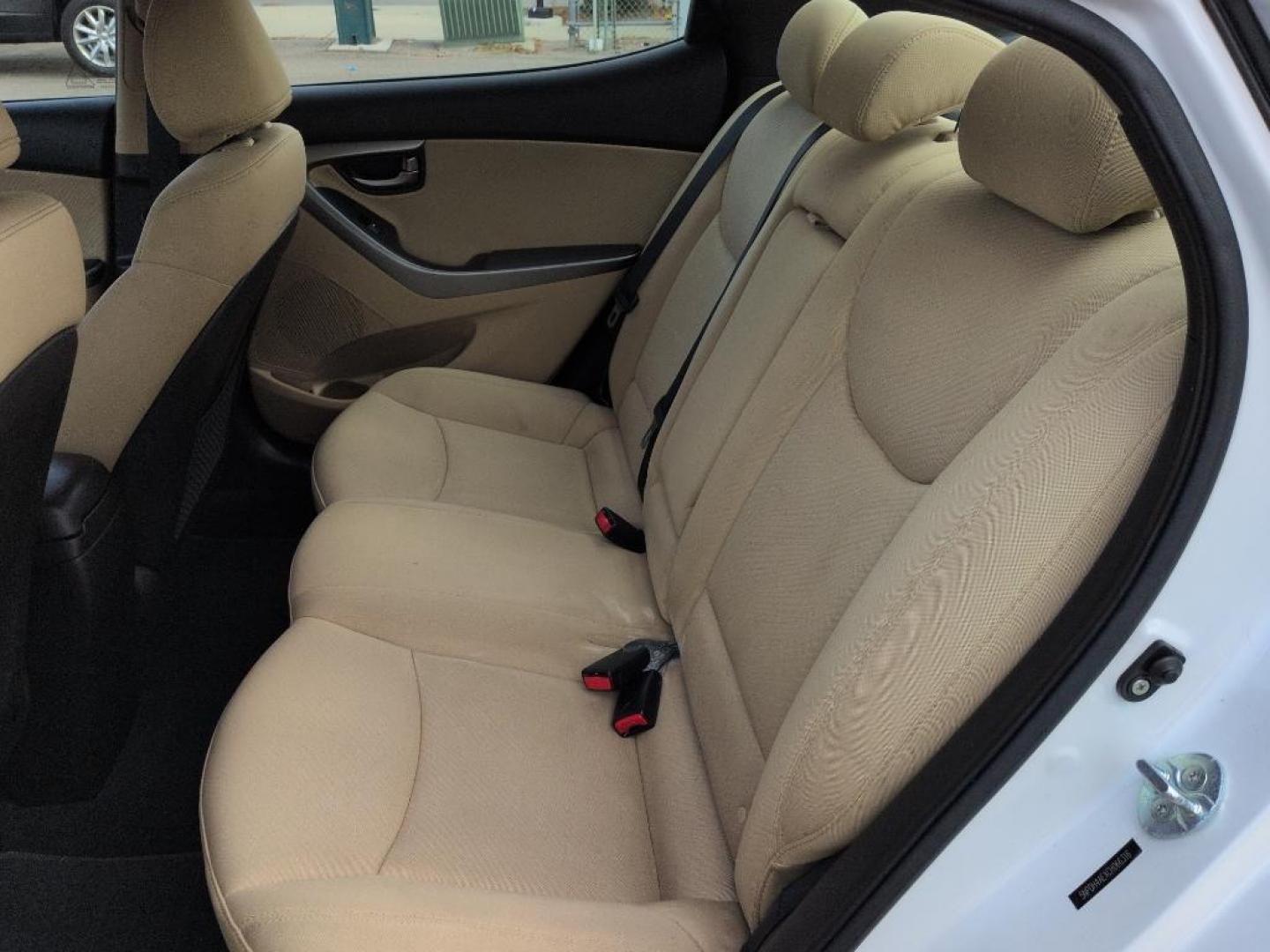 2012 WHITE Hyundai Elantra LIMITED (5NPDH4AEXCH) with an 4 Cyl, 1.8L engine, Automatic transmission, located at 10890 W. Colfax Ave., Lakewood, CO, 80215, (303) 274-7692, 39.739914, -105.120132 - Photo#15