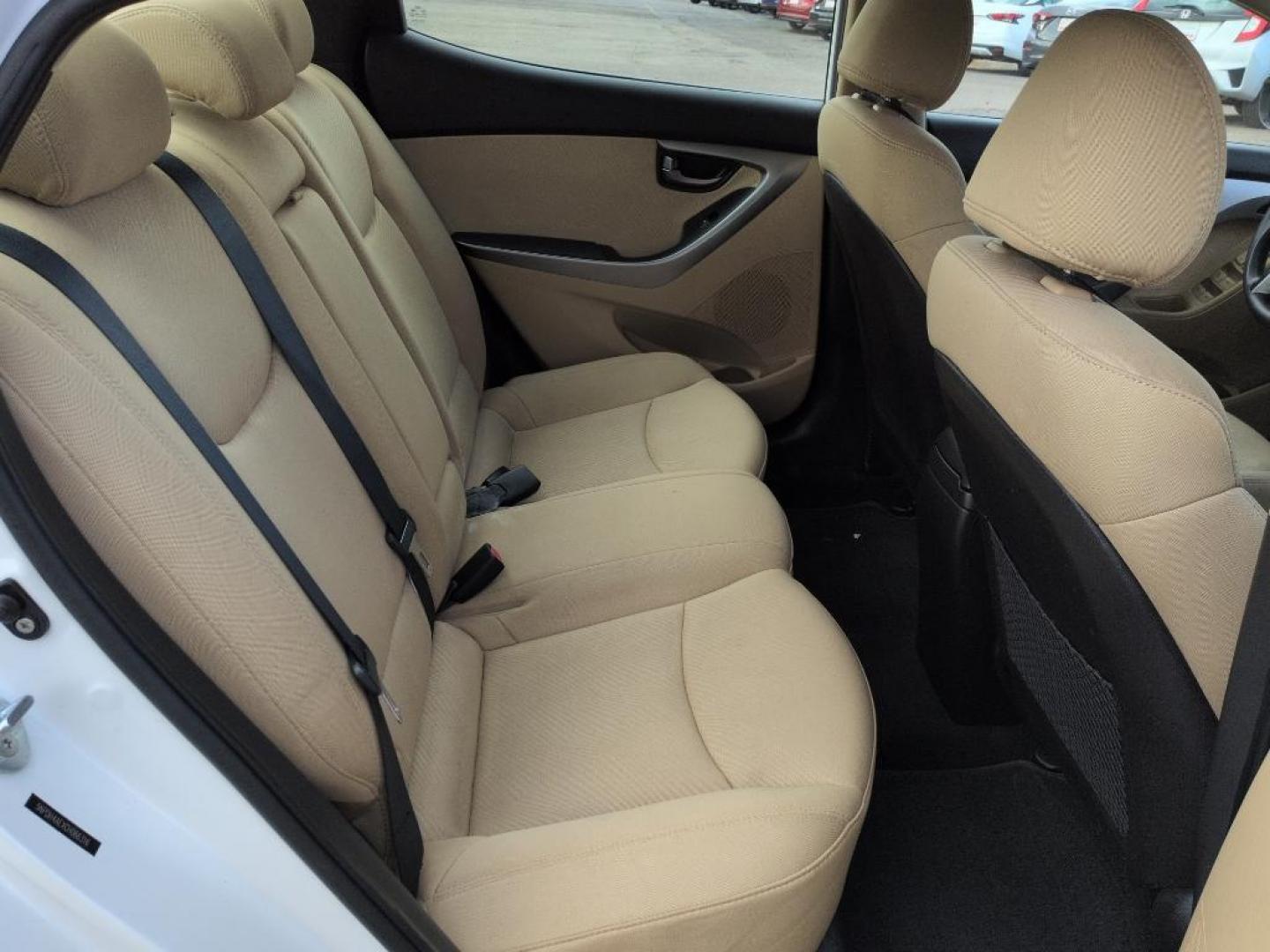 2012 WHITE Hyundai Elantra LIMITED (5NPDH4AEXCH) with an 4 Cyl, 1.8L engine, Automatic transmission, located at 10890 W. Colfax Ave., Lakewood, CO, 80215, (303) 274-7692, 39.739914, -105.120132 - Photo#19