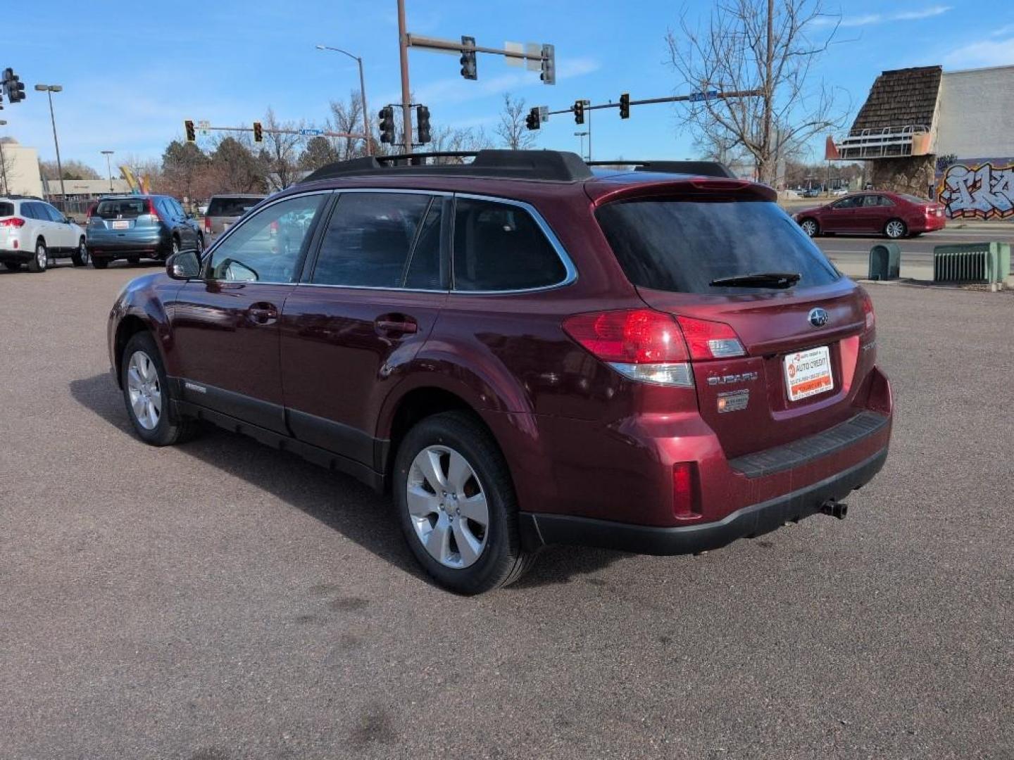 2011 RED Subaru Outback 2.5i Premium (4S4BRCGC0B3) with an 4 Cyl, 2.5L engine, Automatic transmission, located at 10890 W. Colfax Ave., Lakewood, CO, 80215, (303) 274-7692, 39.739914, -105.120132 - Photo#6