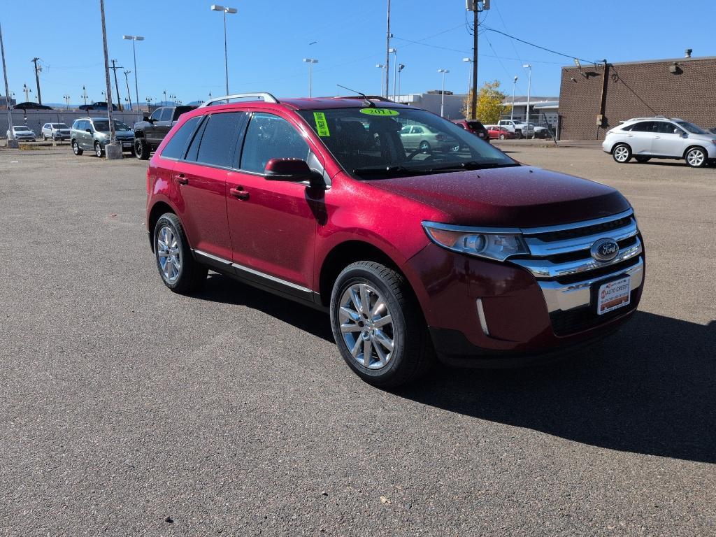 2014 RED Ford Edge SEL (2FMDK4JC8EB) with an V6, 3.5L engine, Automatic transmission, located at 10890 W. Colfax Ave., Lakewood, CO, 80215, (303) 274-7692, 39.739914, -105.120132 - Photo#3
