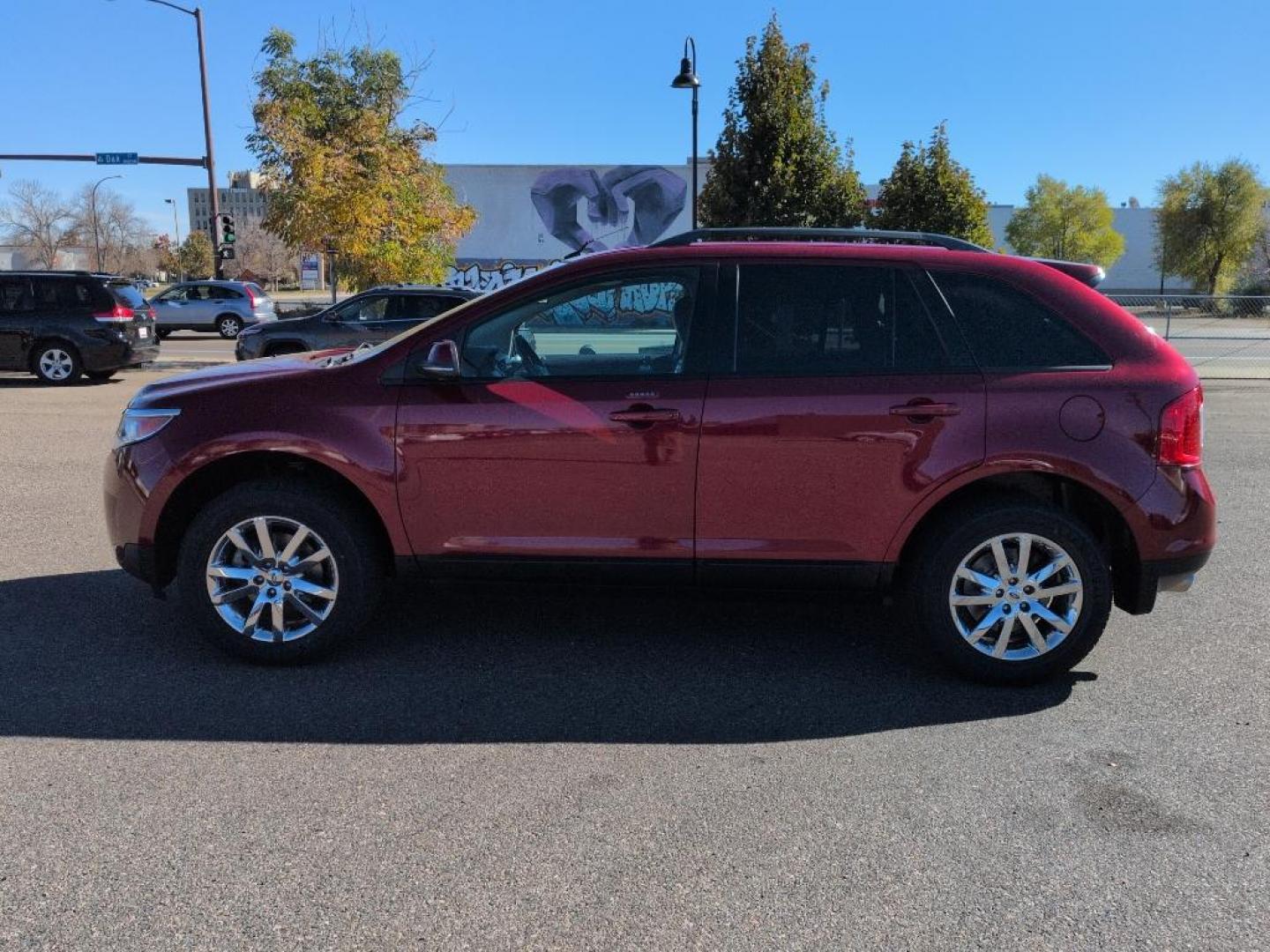 2014 RED Ford Edge SEL (2FMDK4JC8EB) with an V6, 3.5L engine, Automatic transmission, located at 10890 W. Colfax Ave., Lakewood, CO, 80215, (303) 274-7692, 39.739914, -105.120132 - Photo#8