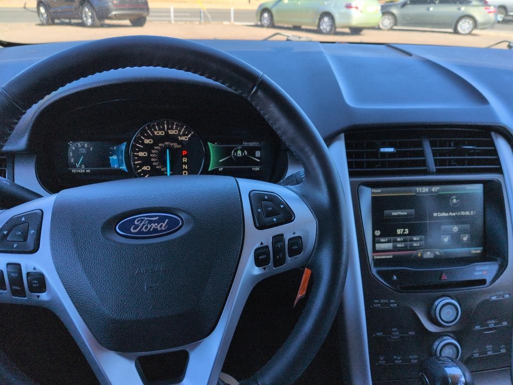 2014 RED Ford Edge SEL (2FMDK4JC8EB) with an V6, 3.5L engine, Automatic transmission, located at 10890 W. Colfax Ave., Lakewood, CO, 80215, (303) 274-7692, 39.739914, -105.120132 - Photo#11