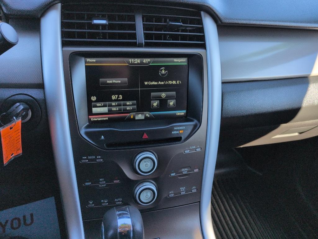 2014 RED Ford Edge SEL (2FMDK4JC8EB) with an V6, 3.5L engine, Automatic transmission, located at 10890 W. Colfax Ave., Lakewood, CO, 80215, (303) 274-7692, 39.739914, -105.120132 - Photo#13