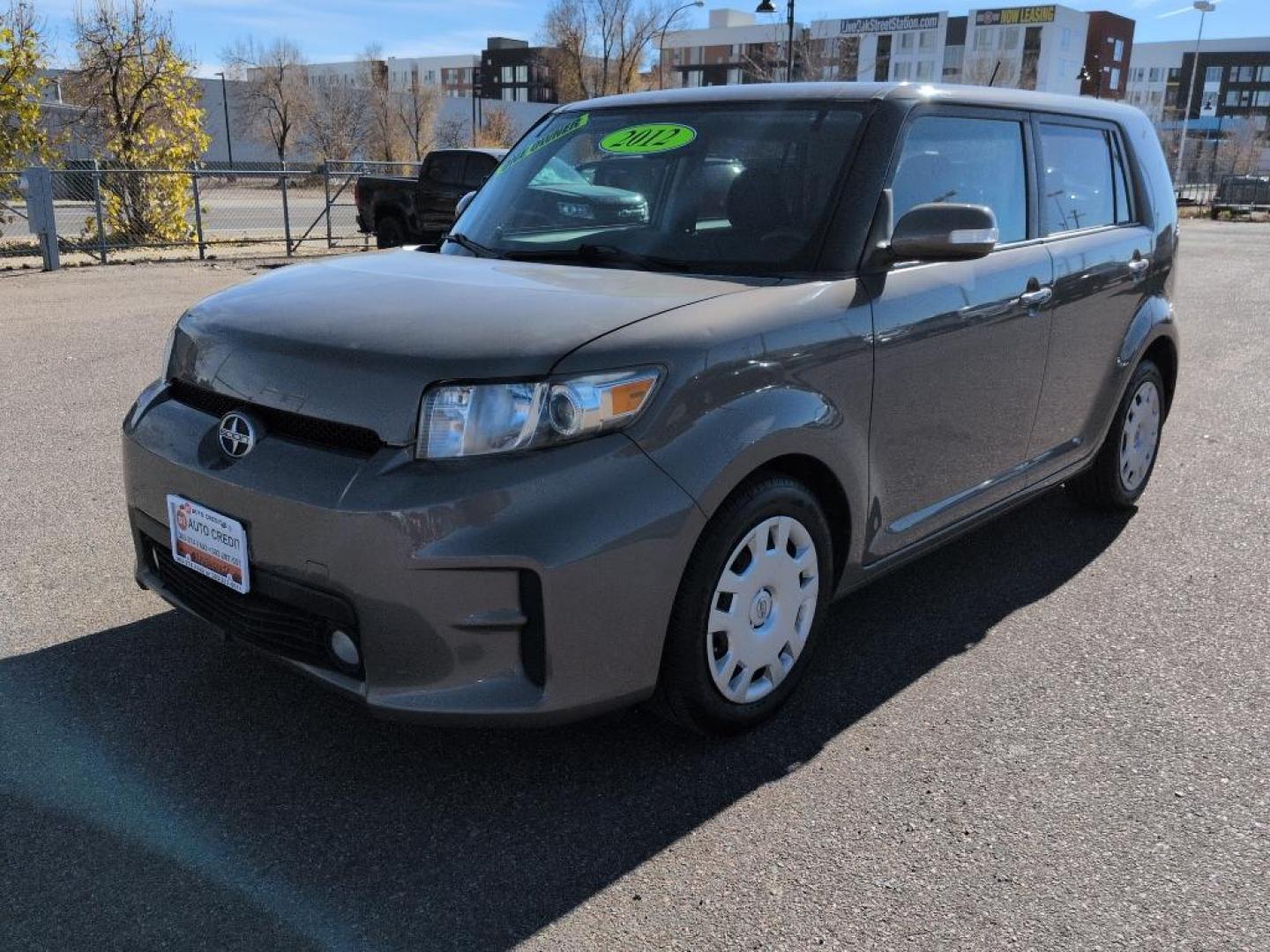 2012 GRAY Scion xB Base (JTLZE4FE3CJ) with an 4 Cyl, 2.4L engine, Manual transmission, located at 10890 W. Colfax Ave., Lakewood, CO, 80215, (303) 274-7692, 39.739914, -105.120132 - Photo#0