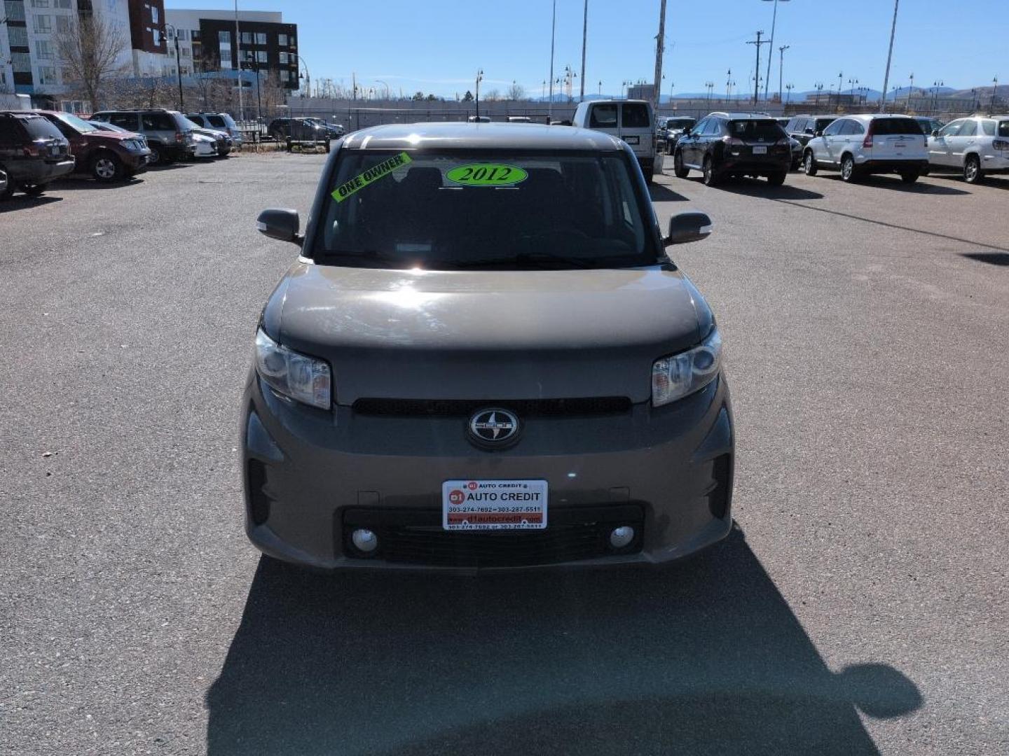 2012 GRAY Scion xB Base (JTLZE4FE3CJ) with an 4 Cyl, 2.4L engine, Manual transmission, located at 10890 W. Colfax Ave., Lakewood, CO, 80215, (303) 274-7692, 39.739914, -105.120132 - Photo#1