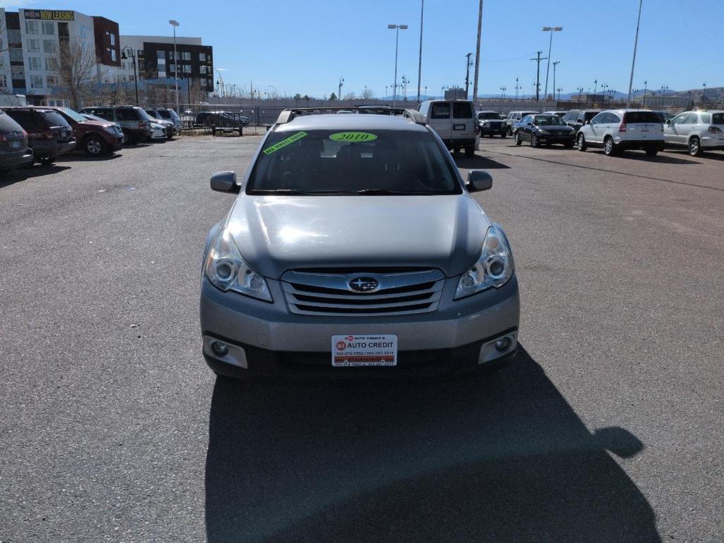 2010 SILVER Subaru Outback 2.5i Premium (4S4BRCCC9A3) with an 4 Cyl, 2.5L engine, Automatic transmission, located at 10890 W. Colfax Ave., Lakewood, CO, 80215, (303) 274-7692, 39.739914, -105.120132 - Photo#1