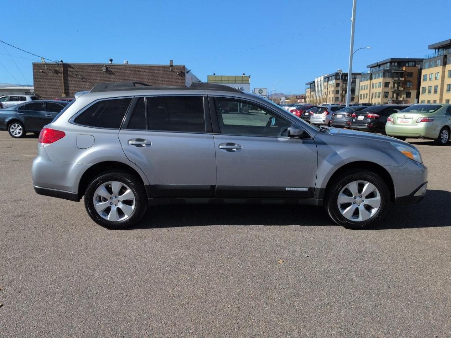 2010 SILVER Subaru Outback 2.5i Premium (4S4BRCCC9A3) with an 4 Cyl, 2.5L engine, Automatic transmission, located at 10890 W. Colfax Ave., Lakewood, CO, 80215, (303) 274-7692, 39.739914, -105.120132 - Photo#3