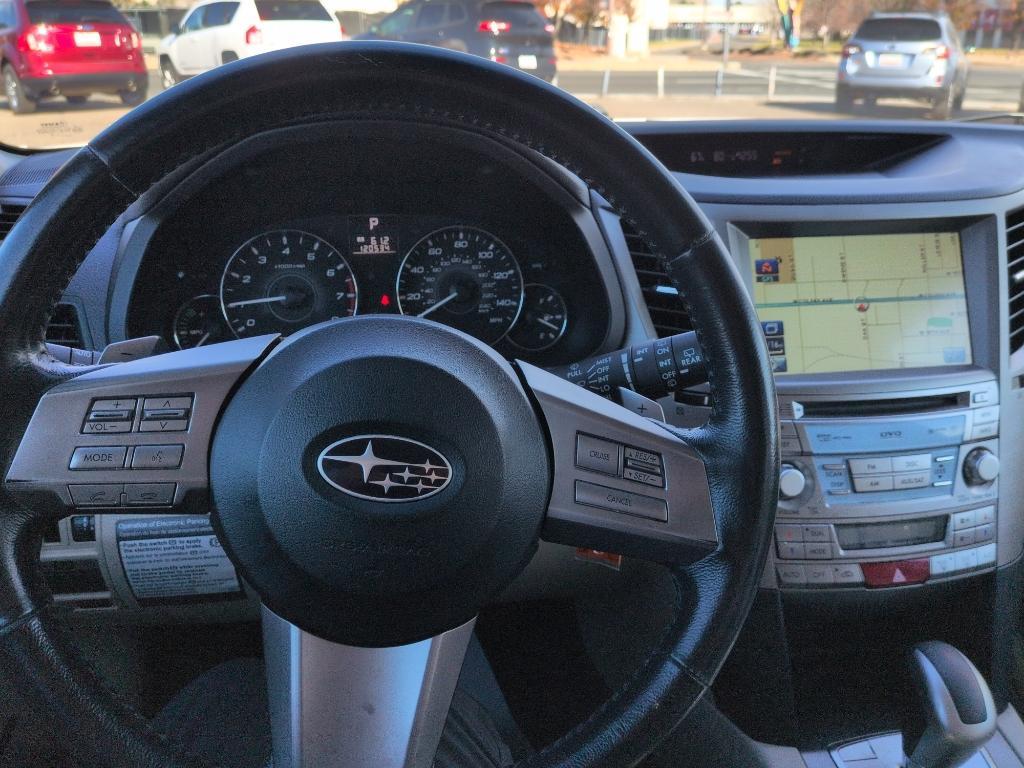 2011 WHITE Subaru Outback 2.5i Limited (4S4BRCLC5B3) with an 4 Cyl, 2.5L engine, Automatic transmission, located at 10890 W. Colfax Ave., Lakewood, CO, 80215, (303) 274-7692, 39.739914, -105.120132 - Photo#10