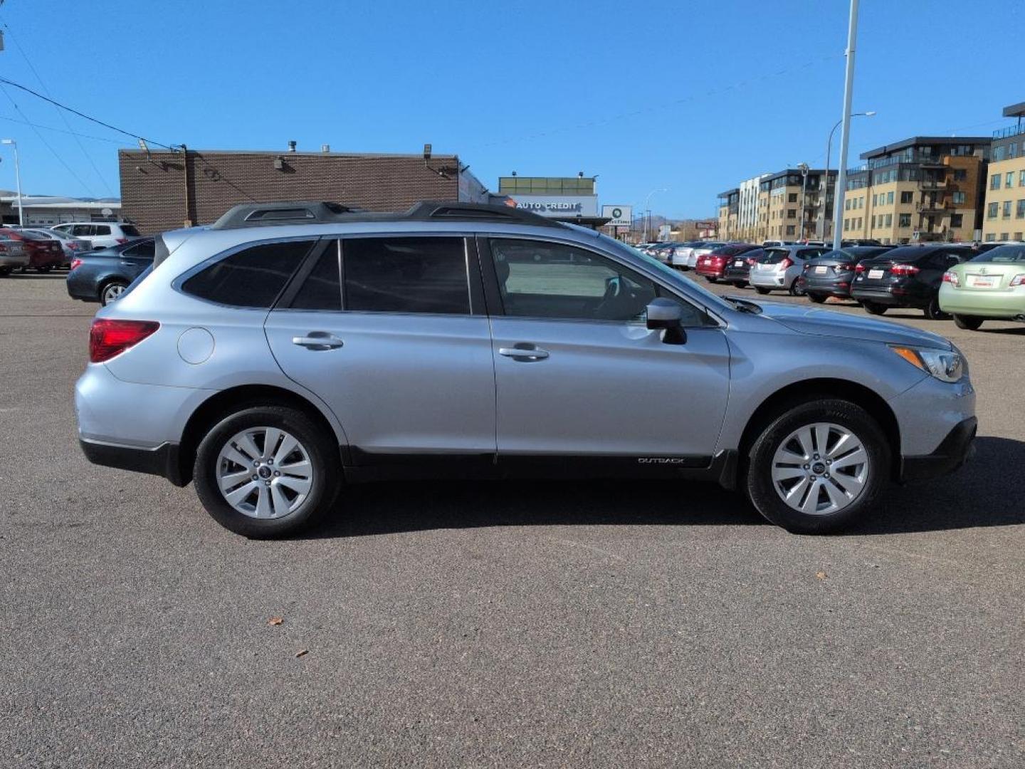2015 SILVER Subaru Outback 2.5i Premium (4S4BSBEC6F3) with an 4 Cyl, 2.5L engine, Automatic transmission, located at 10890 W. Colfax Ave., Lakewood, CO, 80215, (303) 274-7692, 39.739914, -105.120132 - Photo#3