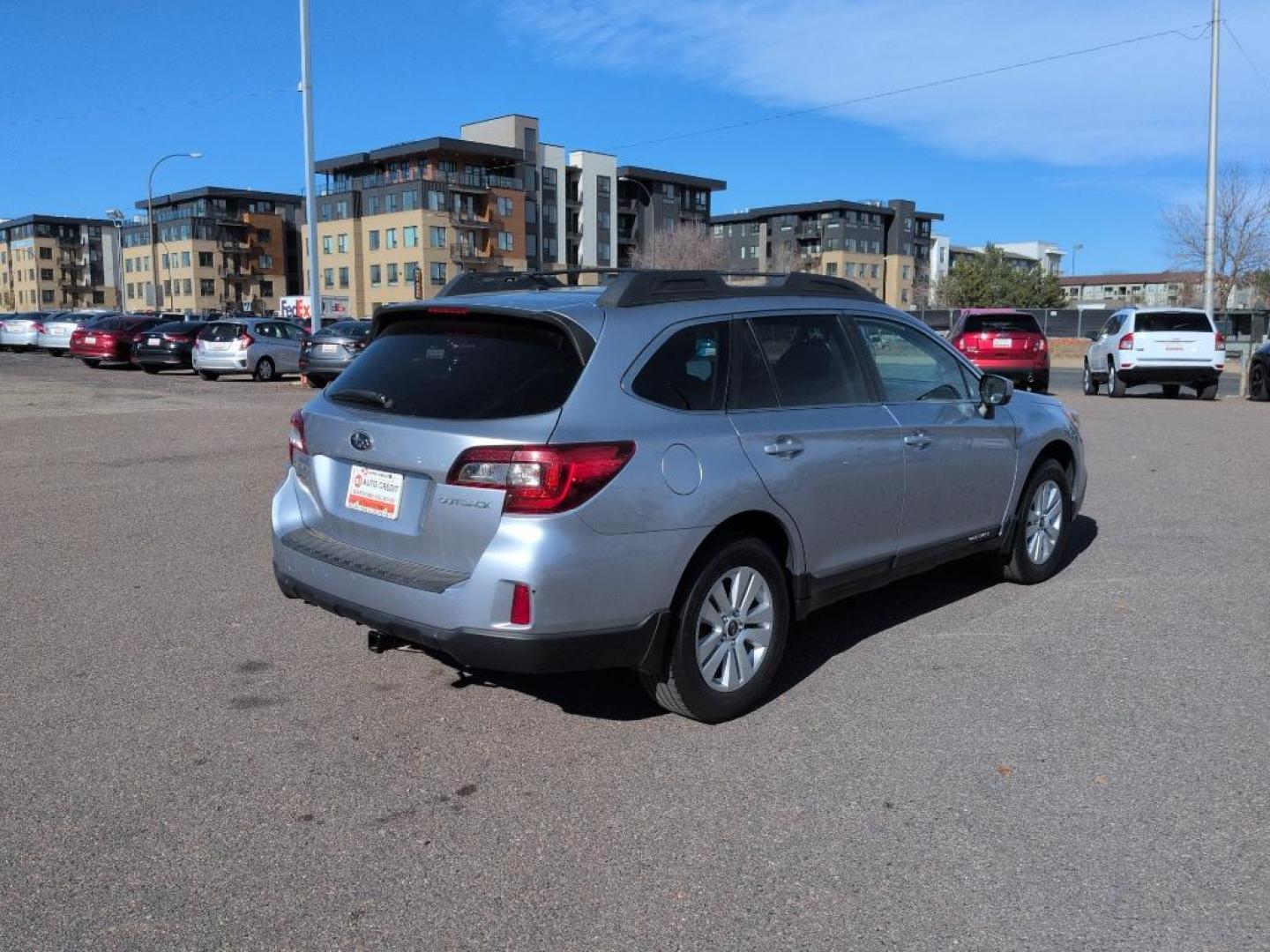 2015 SILVER Subaru Outback 2.5i Premium (4S4BSBEC6F3) with an 4 Cyl, 2.5L engine, Automatic transmission, located at 10890 W. Colfax Ave., Lakewood, CO, 80215, (303) 274-7692, 39.739914, -105.120132 - Photo#4