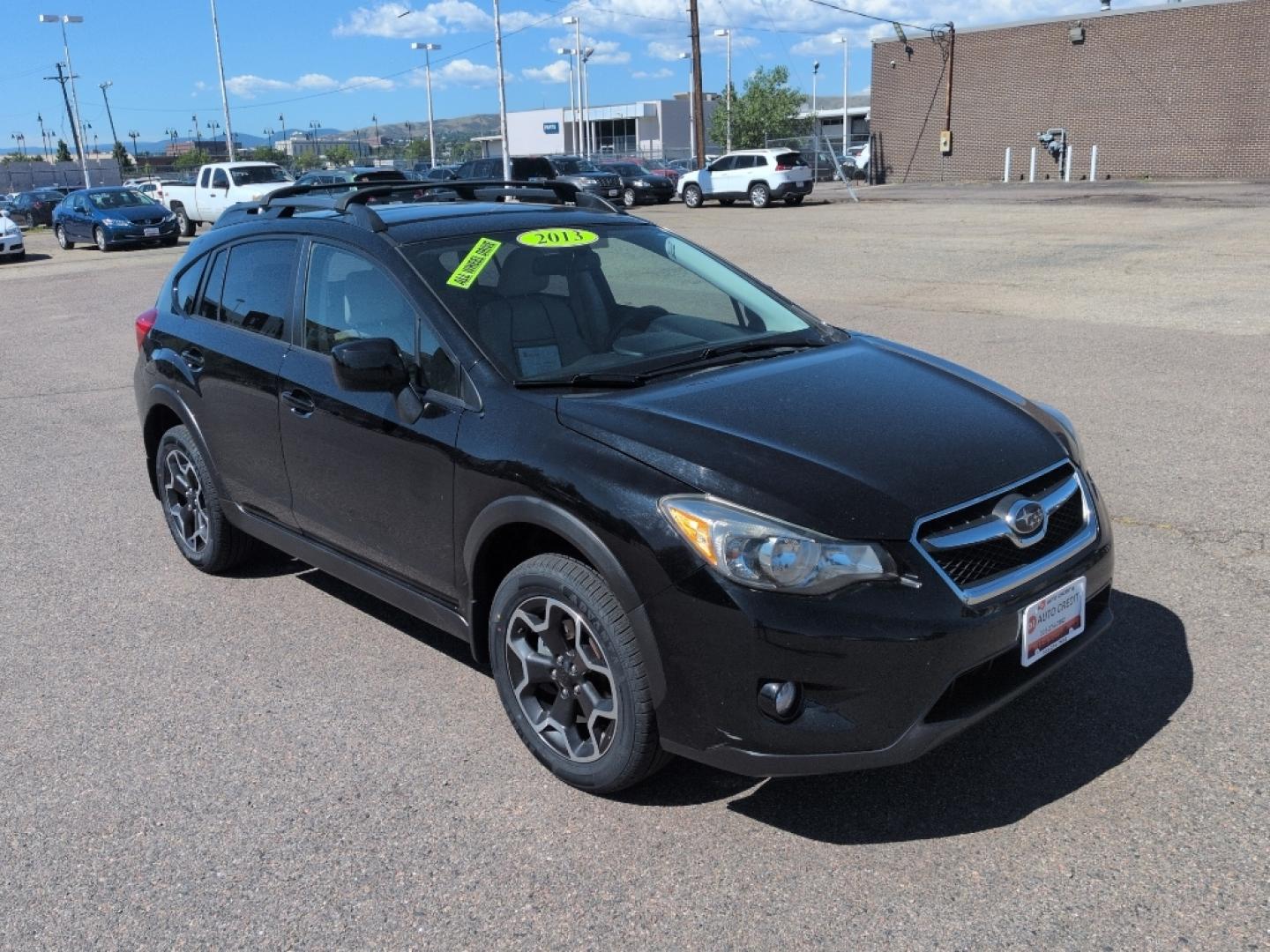 2013 BLACK Subaru XV Crosstrek Premium AWP (JF2GPACC0D2) with an 4 Cyl, 2.0L engine, Automatic transmission, located at 10890 W. Colfax Ave., Lakewood, CO, 80215, (303) 274-7692, 39.739914, -105.120132- Photo#2