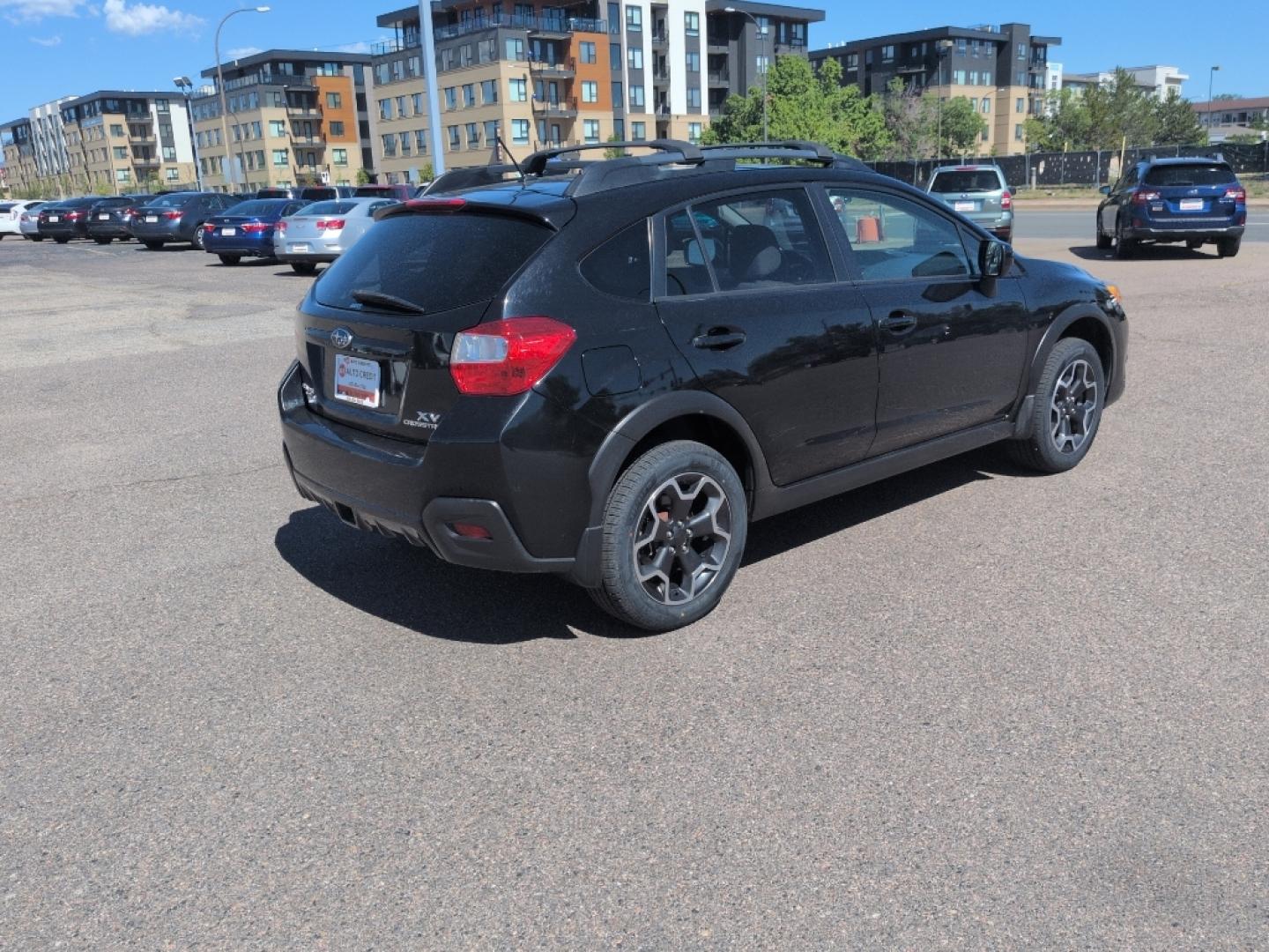 2013 BLACK Subaru XV Crosstrek Premium AWP (JF2GPACC0D2) with an 4 Cyl, 2.0L engine, Automatic transmission, located at 10890 W. Colfax Ave., Lakewood, CO, 80215, (303) 274-7692, 39.739914, -105.120132- Photo#4