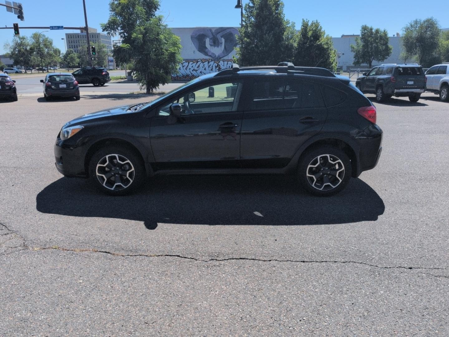 2013 BLACK Subaru XV Crosstrek Premium AWP (JF2GPACC0D2) with an 4 Cyl, 2.0L engine, Automatic transmission, located at 10890 W. Colfax Ave., Lakewood, CO, 80215, (303) 274-7692, 39.739914, -105.120132- Photo#7