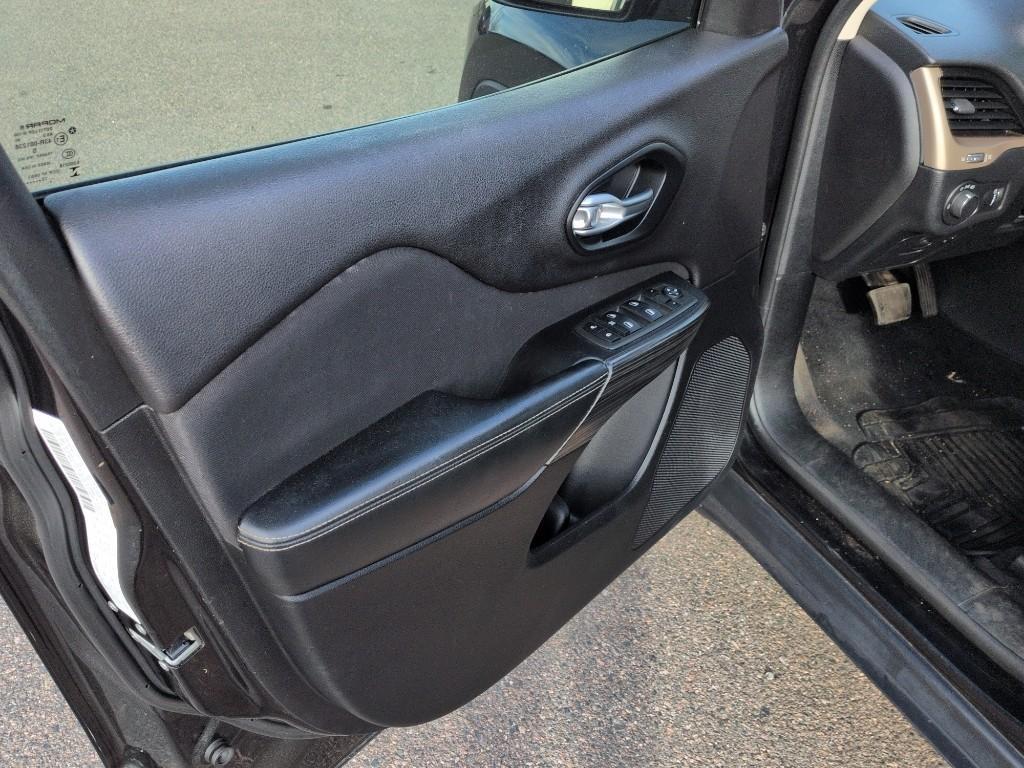 2014 BLACK Jeep Cherokee Sport (1C4PJLAB7EW) with an 4 Cyl, 2.4L engine, Automatic transmission, located at 10890 W. Colfax Ave., Lakewood, CO, 80215, (303) 274-7692, 39.739914, -105.120132 - Photo#8