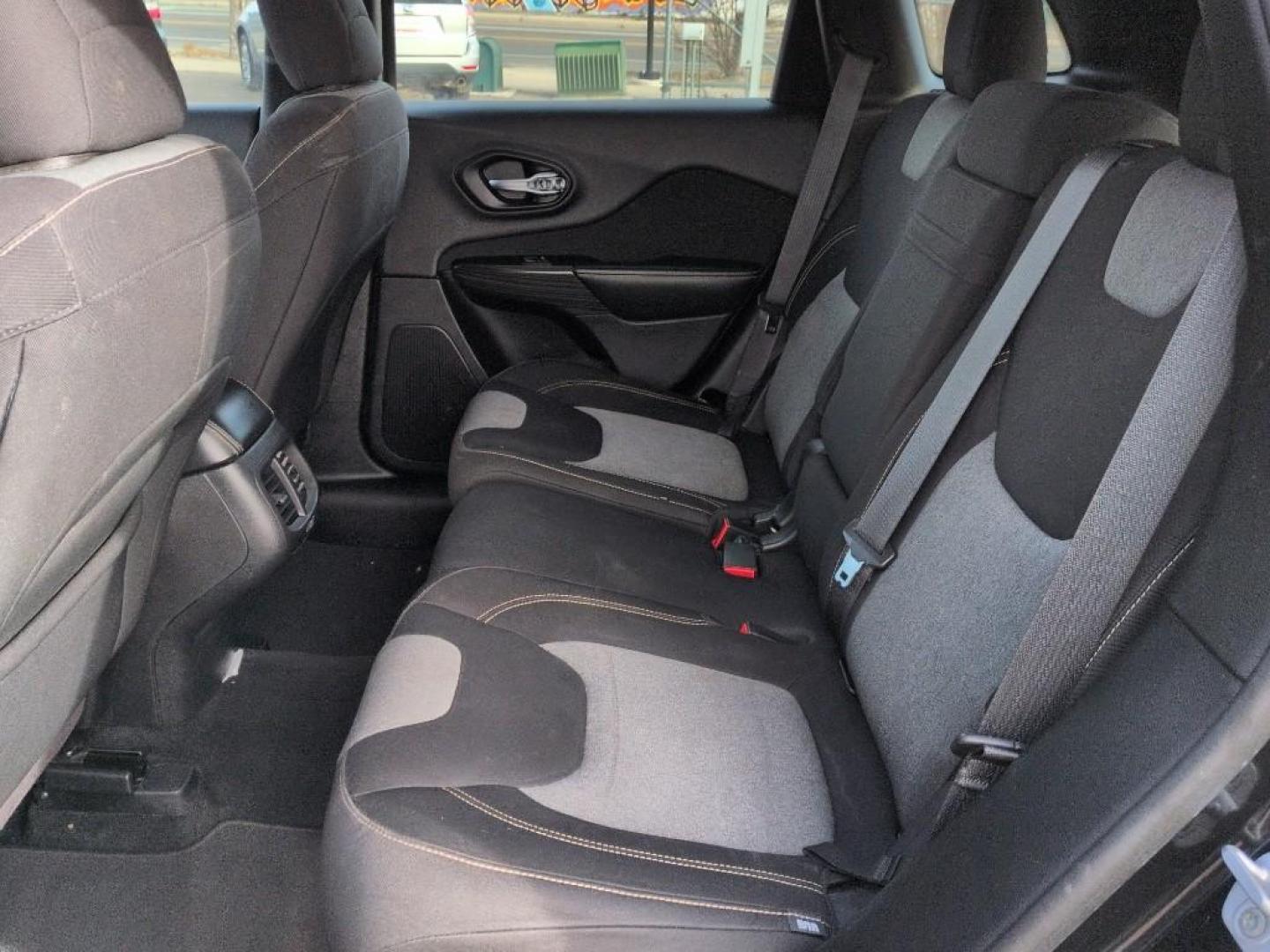 2014 BLACK Jeep Cherokee Sport (1C4PJLAB7EW) with an 4 Cyl, 2.4L engine, Automatic transmission, located at 10890 W. Colfax Ave., Lakewood, CO, 80215, (303) 274-7692, 39.739914, -105.120132 - Photo#15