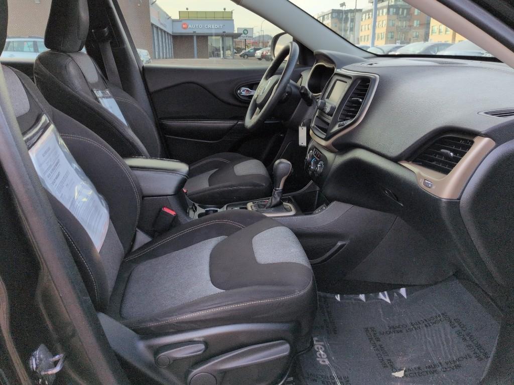 2014 BLACK Jeep Cherokee Sport (1C4PJLAB7EW) with an 4 Cyl, 2.4L engine, Automatic transmission, located at 10890 W. Colfax Ave., Lakewood, CO, 80215, (303) 274-7692, 39.739914, -105.120132 - Photo#17