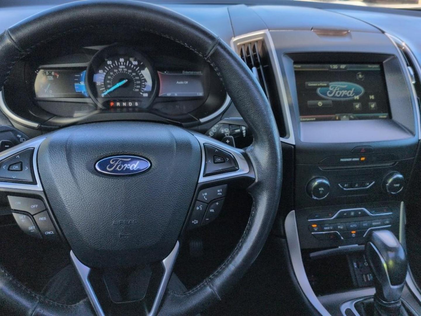 2015 WHITE Ford Edge SEL (2FMTK4J87FB) with an V6, 3.5L engine, Automatic transmission, located at 10890 W. Colfax Ave., Lakewood, CO, 80215, (303) 274-7692, 39.739914, -105.120132 - Photo#10