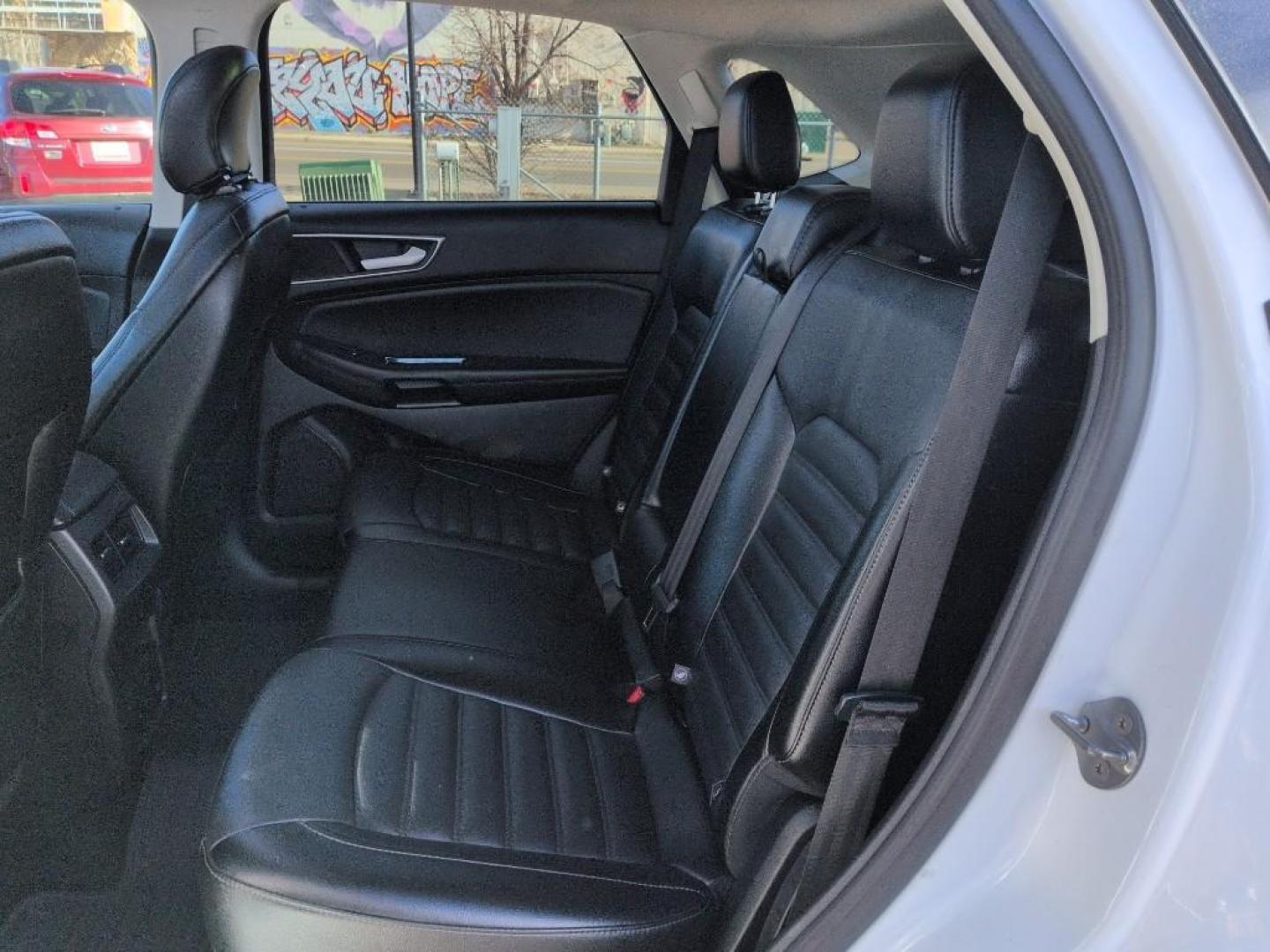 2015 WHITE Ford Edge SEL (2FMTK4J87FB) with an V6, 3.5L engine, Automatic transmission, located at 10890 W. Colfax Ave., Lakewood, CO, 80215, (303) 274-7692, 39.739914, -105.120132 - Photo#17