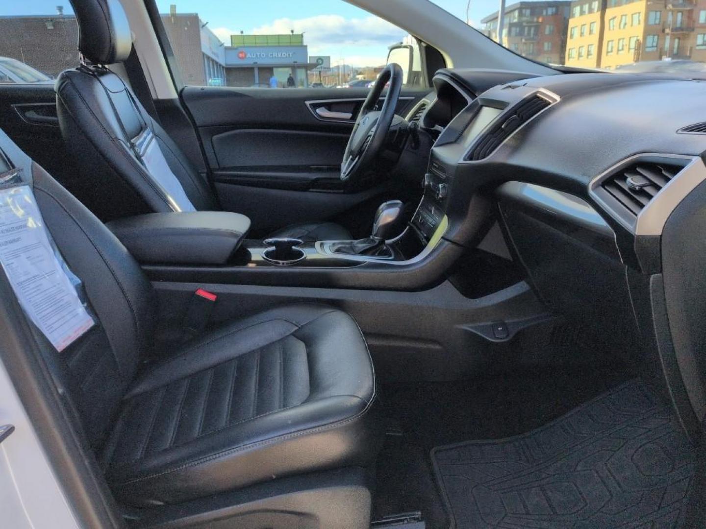 2015 WHITE Ford Edge SEL (2FMTK4J87FB) with an V6, 3.5L engine, Automatic transmission, located at 10890 W. Colfax Ave., Lakewood, CO, 80215, (303) 274-7692, 39.739914, -105.120132 - Photo#19