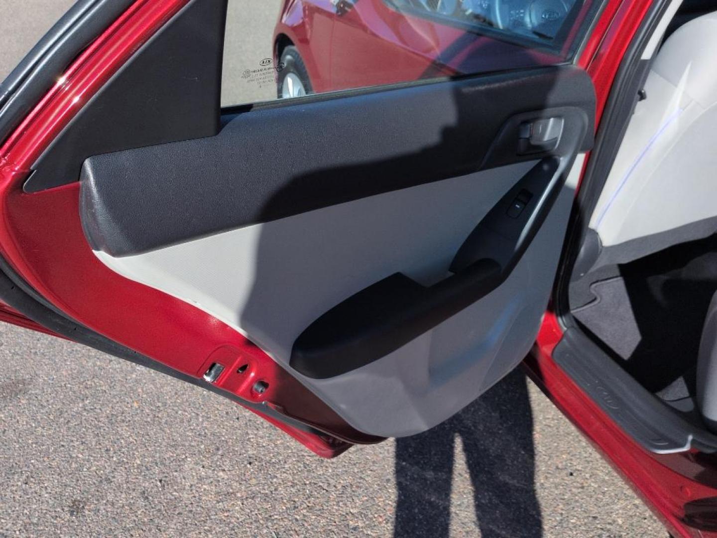 2010 RED Kia Forte EX (KNAFU4A23A5) with an 4 Cyl, 2.0L engine, Automatic transmission, located at 10890 W. Colfax Ave., Lakewood, CO, 80215, (303) 274-7692, 39.739914, -105.120132 - Photo#14