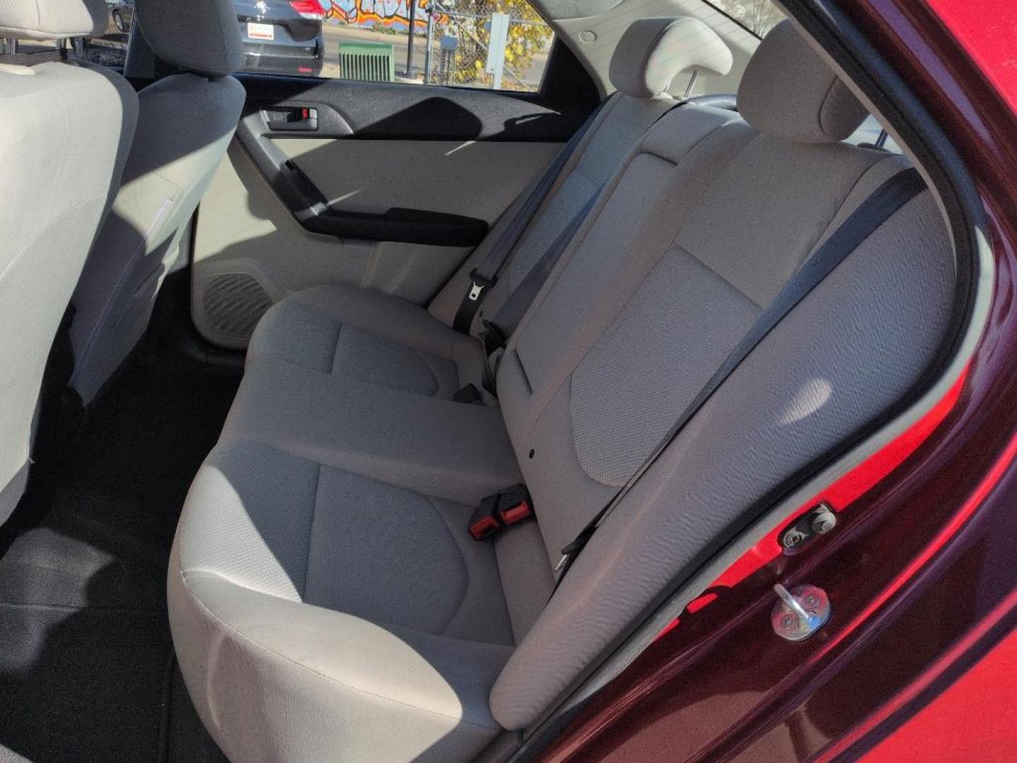 2010 RED Kia Forte EX (KNAFU4A23A5) with an 4 Cyl, 2.0L engine, Automatic transmission, located at 10890 W. Colfax Ave., Lakewood, CO, 80215, (303) 274-7692, 39.739914, -105.120132 - Photo#15