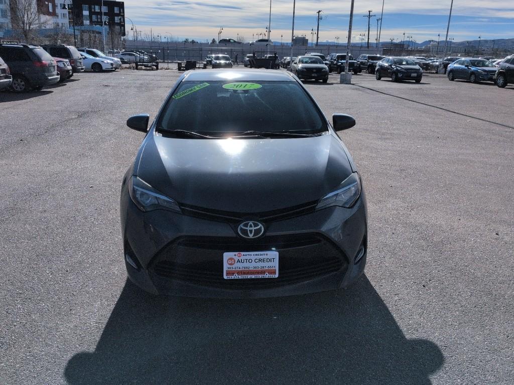 2017 GRAY Toyota Corolla L CVT (5YFBURHEXHP) with an 4 Cyl, 1.8L engine, Automatic transmission, located at 10890 W. Colfax Ave., Lakewood, CO, 80215, (303) 274-7692, 39.739914, -105.120132 - Photo#1