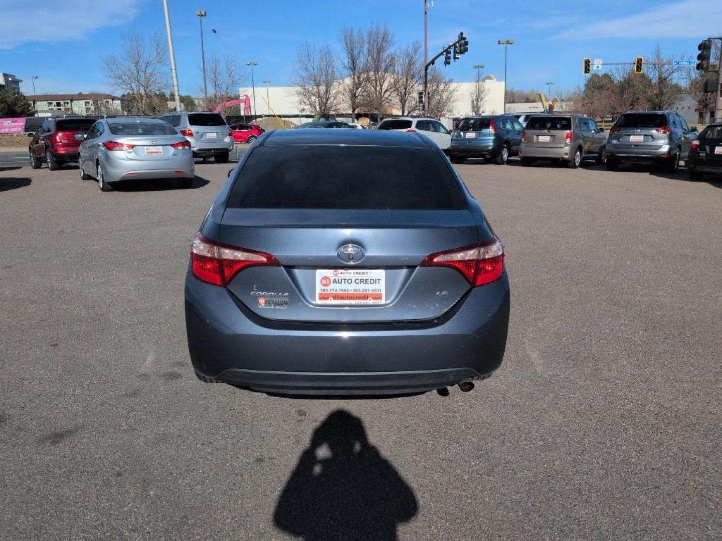 2017 GRAY Toyota Corolla L CVT (5YFBURHEXHP) with an 4 Cyl, 1.8L engine, Automatic transmission, located at 10890 W. Colfax Ave., Lakewood, CO, 80215, (303) 274-7692, 39.739914, -105.120132 - Photo#5