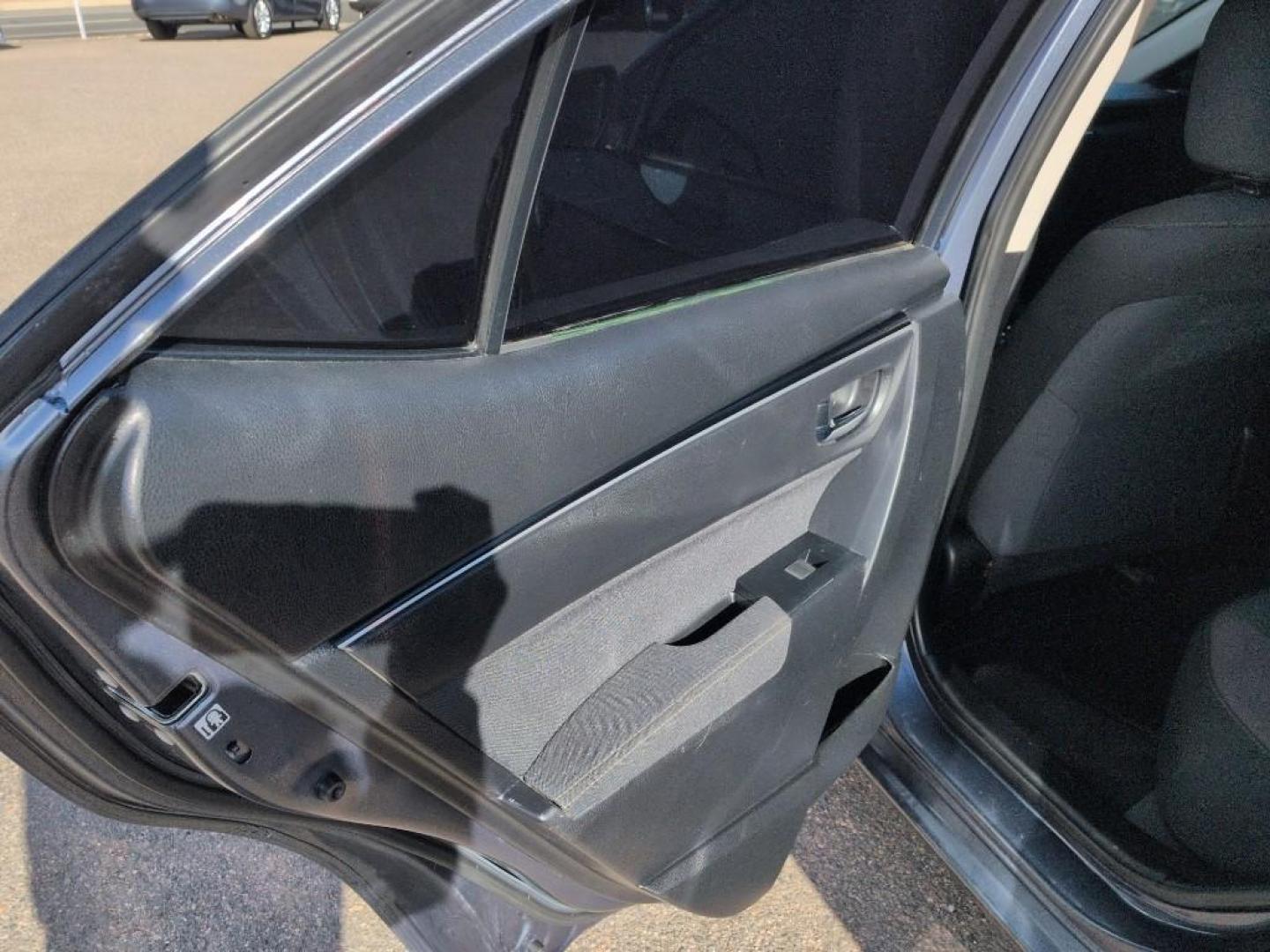 2017 GRAY Toyota Corolla L CVT (5YFBURHEXHP) with an 4 Cyl, 1.8L engine, Automatic transmission, located at 10890 W. Colfax Ave., Lakewood, CO, 80215, (303) 274-7692, 39.739914, -105.120132 - Photo#14