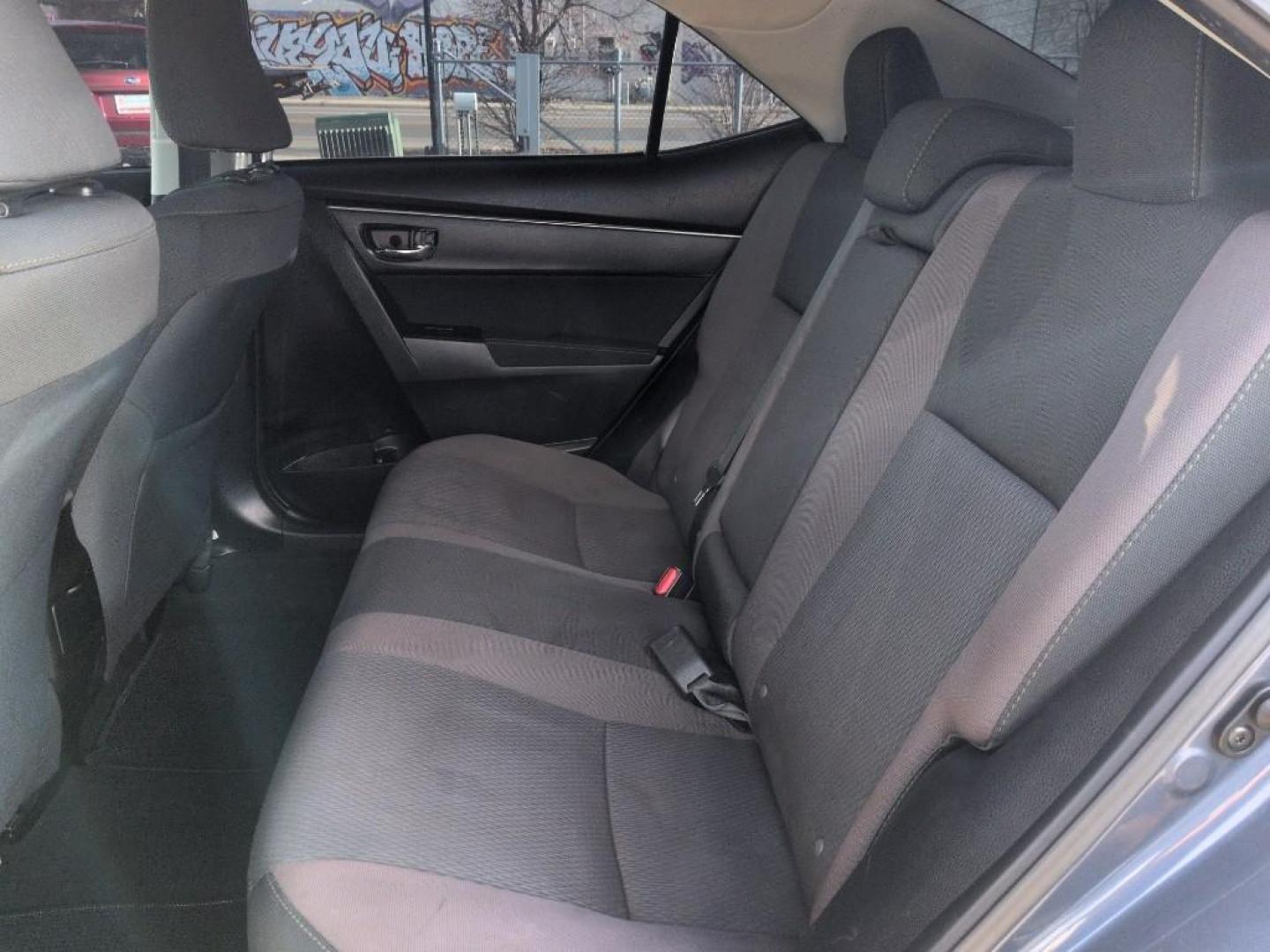 2017 GRAY Toyota Corolla L CVT (5YFBURHEXHP) with an 4 Cyl, 1.8L engine, Automatic transmission, located at 10890 W. Colfax Ave., Lakewood, CO, 80215, (303) 274-7692, 39.739914, -105.120132 - Photo#15