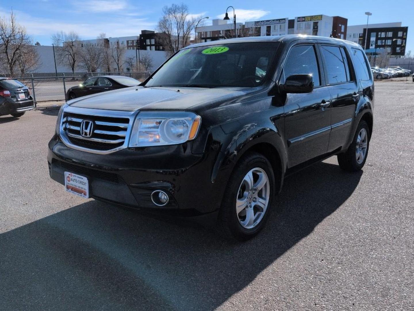 2013 BLACK Honda Pilot EX (5FNYF3H41DB) with an V6, 3.5L engine, Automatic transmission, located at 10890 W. Colfax Ave., Lakewood, CO, 80215, (303) 274-7692, 39.739914, -105.120132 - Photo#0