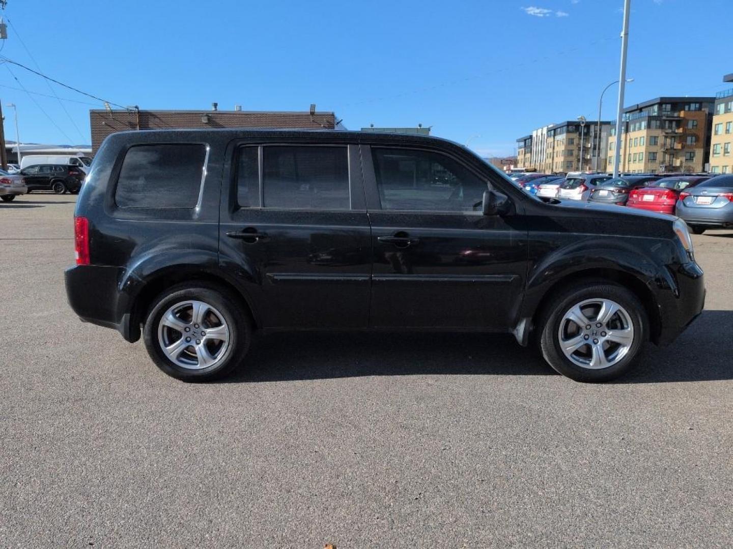 2013 BLACK Honda Pilot EX (5FNYF3H41DB) with an V6, 3.5L engine, Automatic transmission, located at 10890 W. Colfax Ave., Lakewood, CO, 80215, (303) 274-7692, 39.739914, -105.120132 - Photo#3