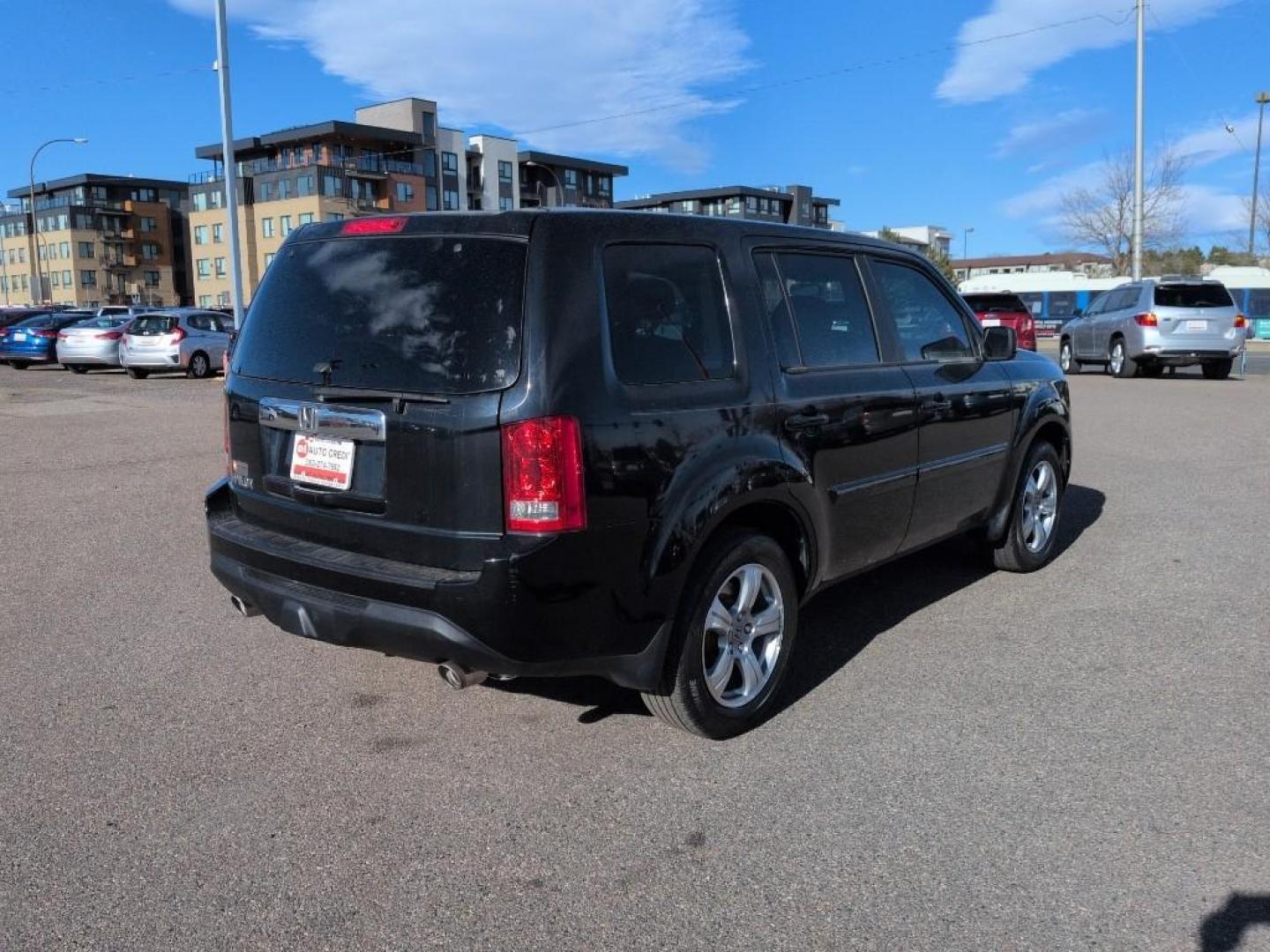 2013 BLACK Honda Pilot EX (5FNYF3H41DB) with an V6, 3.5L engine, Automatic transmission, located at 10890 W. Colfax Ave., Lakewood, CO, 80215, (303) 274-7692, 39.739914, -105.120132 - Photo#4