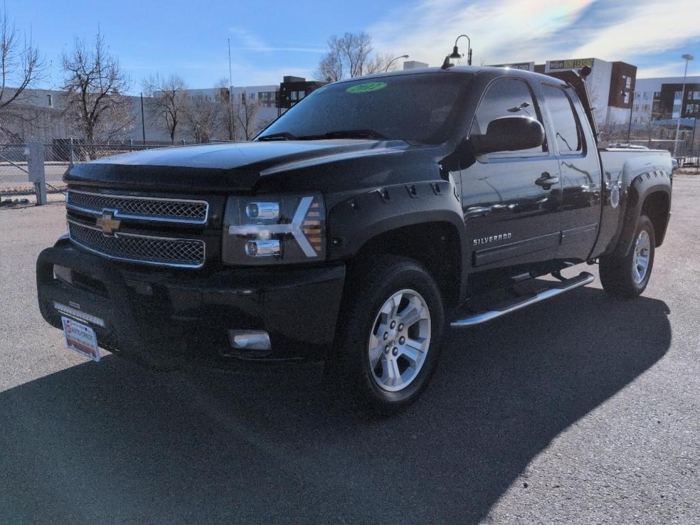 2012 BLACK Chevrolet Silverado LT (1GCRKSE77CZ) with an V8, 5.3L engine, Automatic transmission, located at 10890 W. Colfax Ave., Lakewood, CO, 80215, (303) 274-7692, 39.739914, -105.120132 - Photo#0