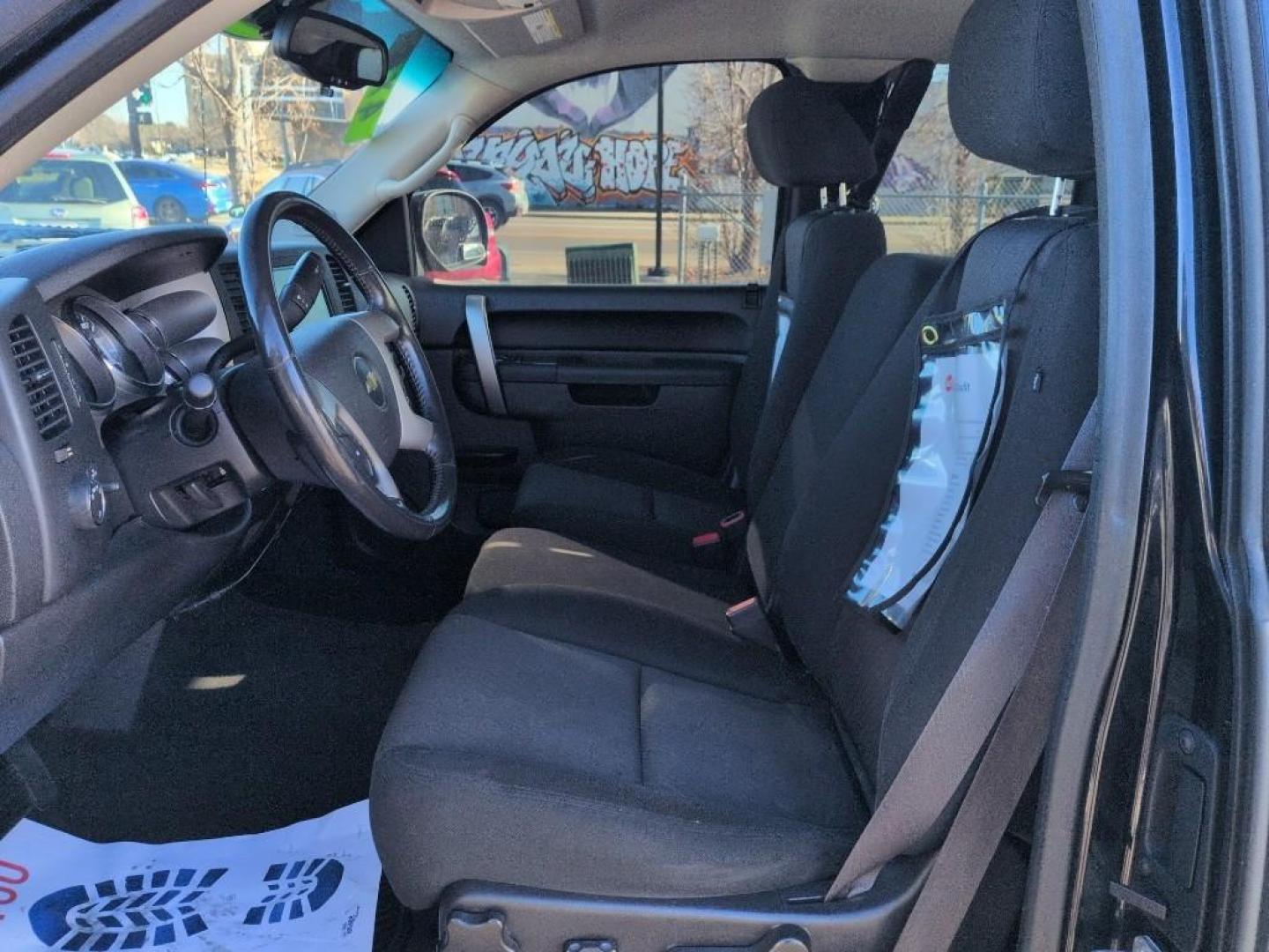 2012 BLACK Chevrolet Silverado LT (1GCRKSE77CZ) with an V8, 5.3L engine, Automatic transmission, located at 10890 W. Colfax Ave., Lakewood, CO, 80215, (303) 274-7692, 39.739914, -105.120132 - Photo#9