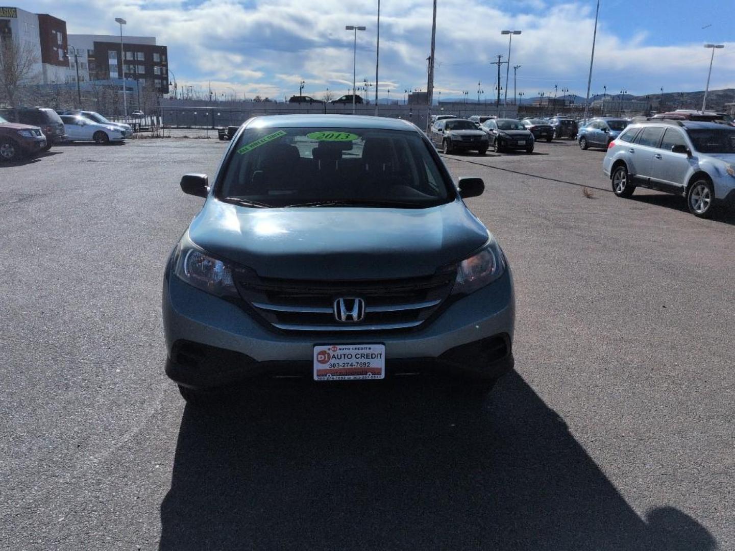 2013 GRAY Honda CR-V LX (5J6RM4H31DL) with an 4 Cyl, 2.4L engine, Automatic transmission, located at 10890 W. Colfax Ave., Lakewood, CO, 80215, (303) 274-7692, 39.739914, -105.120132 - Photo#1