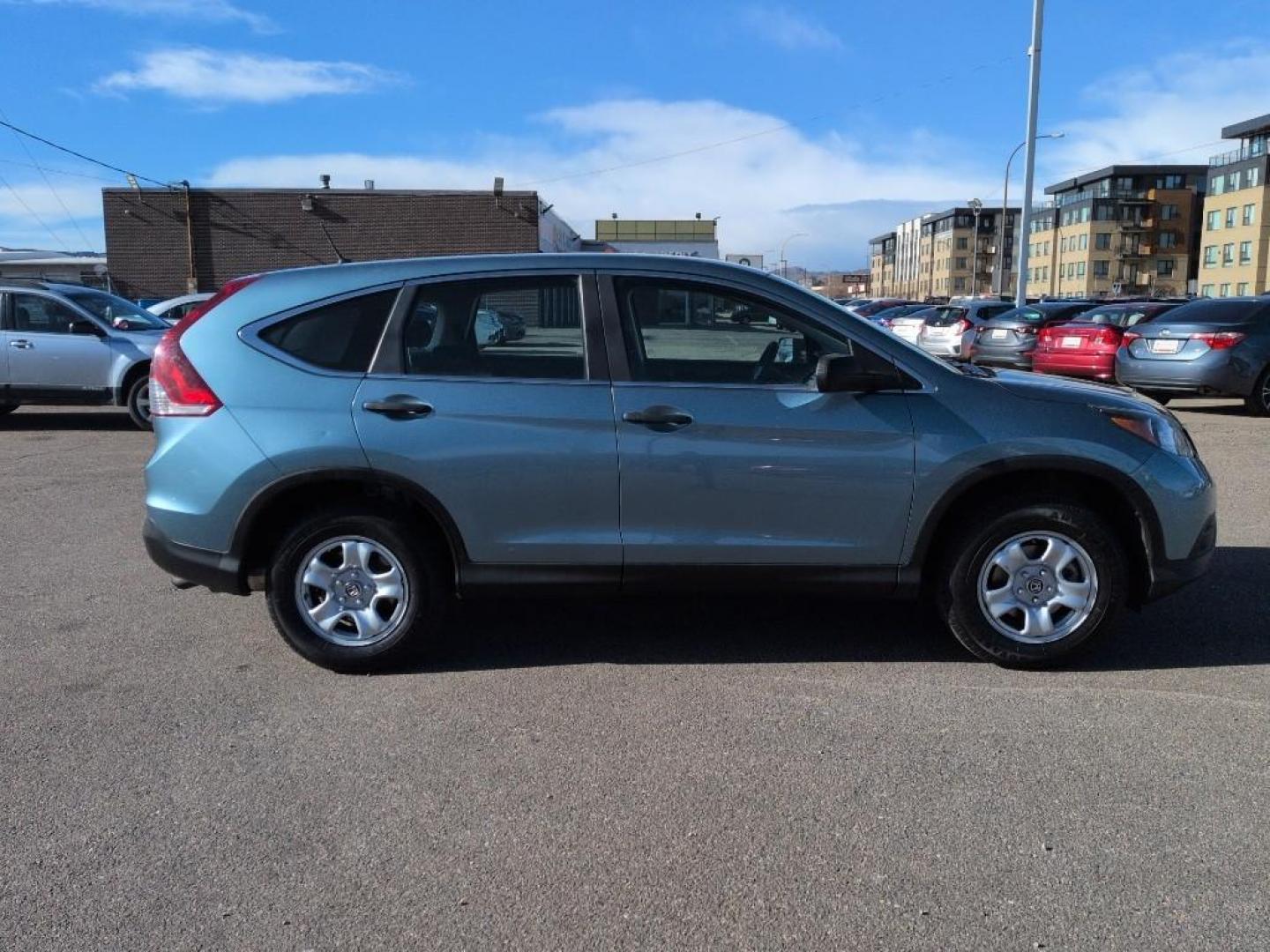 2013 GRAY Honda CR-V LX (5J6RM4H31DL) with an 4 Cyl, 2.4L engine, Automatic transmission, located at 10890 W. Colfax Ave., Lakewood, CO, 80215, (303) 274-7692, 39.739914, -105.120132 - Photo#3