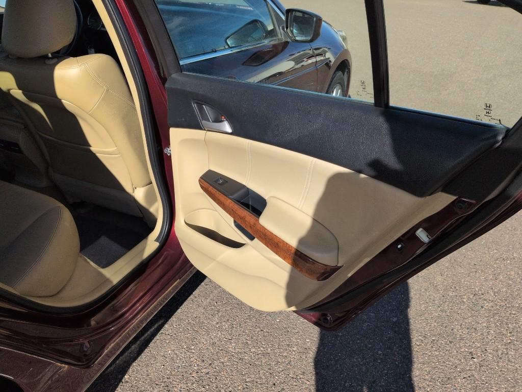 2012 BURGUNDY Honda Accord EX-L (1HGCP3F82CA) with an V6, 3.5L engine, Automatic transmission, located at 10890 W. Colfax Ave., Lakewood, CO, 80215, (303) 274-7692, 39.739914, -105.120132 - Photo#18