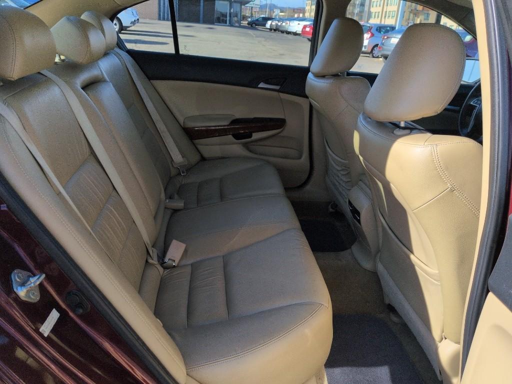 2012 BURGUNDY Honda Accord EX-L (1HGCP3F82CA) with an V6, 3.5L engine, Automatic transmission, located at 10890 W. Colfax Ave., Lakewood, CO, 80215, (303) 274-7692, 39.739914, -105.120132 - Photo#19