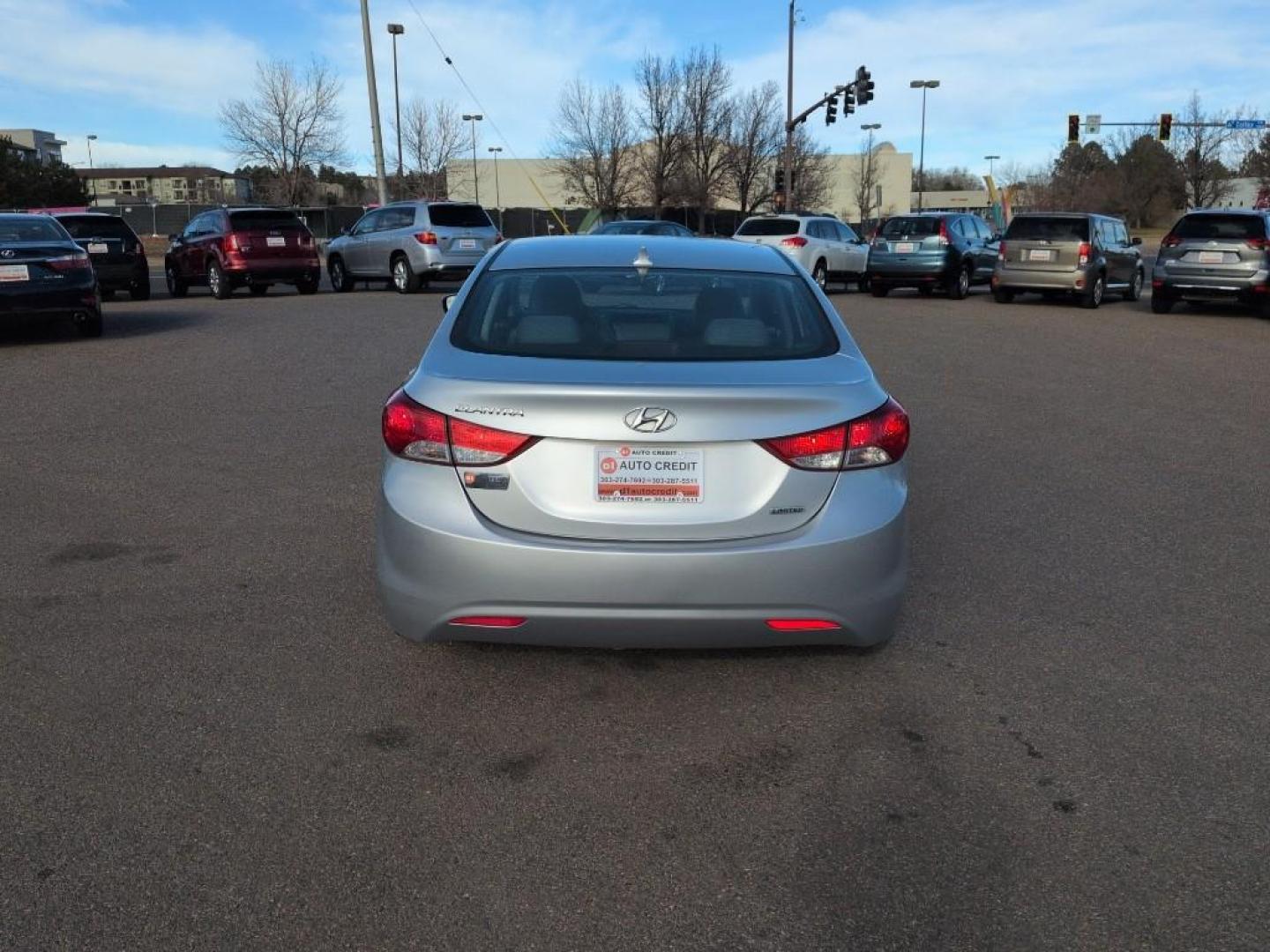 2012 SILVER Hyundai Elantra LIMITED (KMHDH4AE4CU) with an 4 Cyl, 1.8L engine, Automatic transmission, located at 10890 W. Colfax Ave., Lakewood, CO, 80215, (303) 274-7692, 39.739914, -105.120132 - Photo#5