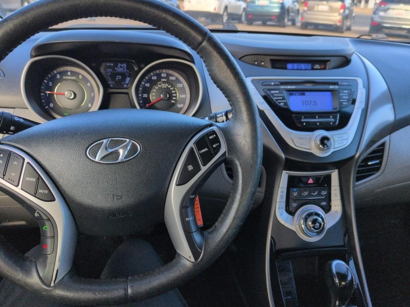 2012 SILVER Hyundai Elantra LIMITED (KMHDH4AE4CU) with an 4 Cyl, 1.8L engine, Automatic transmission, located at 10890 W. Colfax Ave., Lakewood, CO, 80215, (303) 274-7692, 39.739914, -105.120132 - Photo#10
